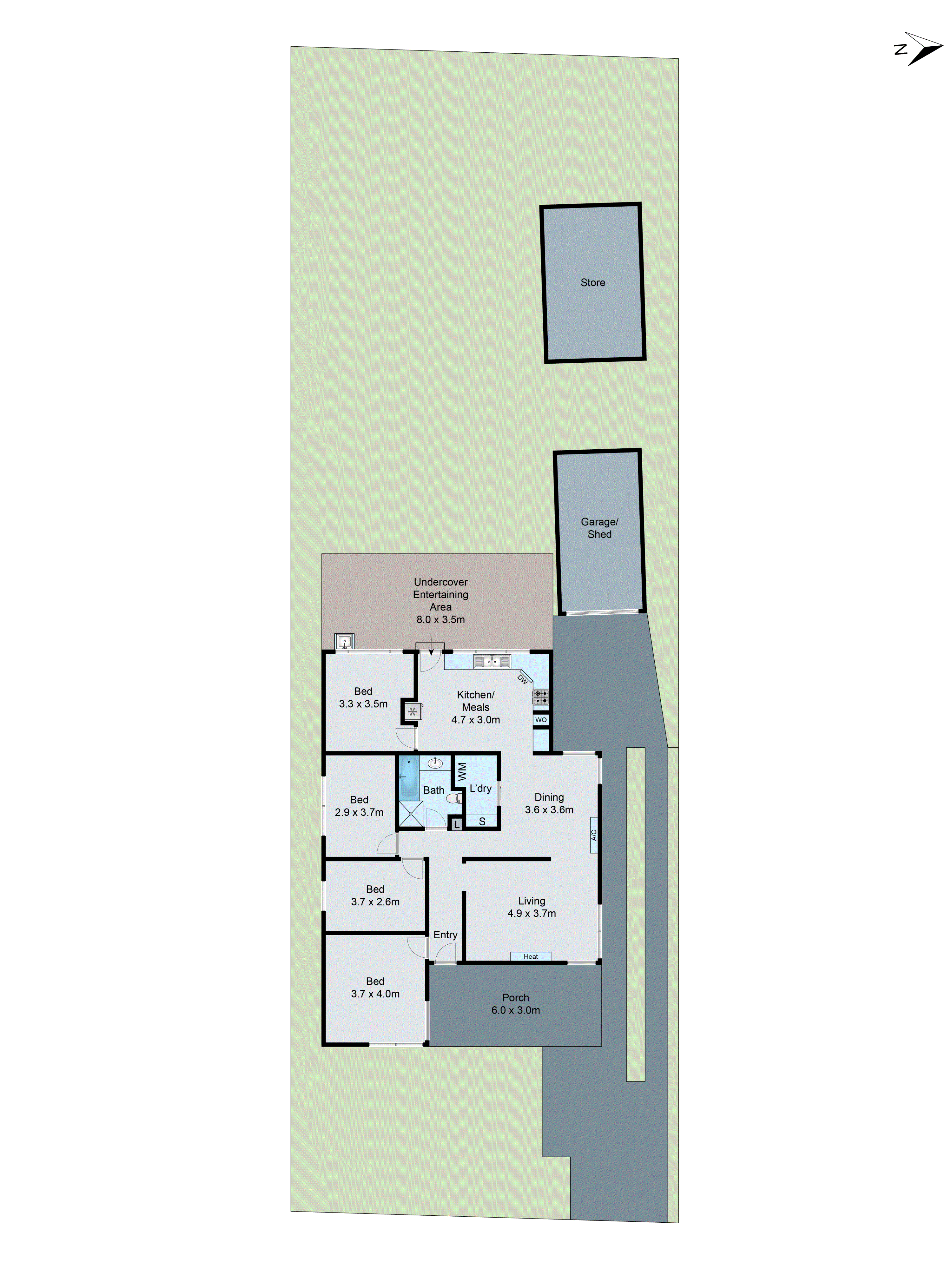6 Aonach Street, Clayton South VIC 3169 - Floorplan