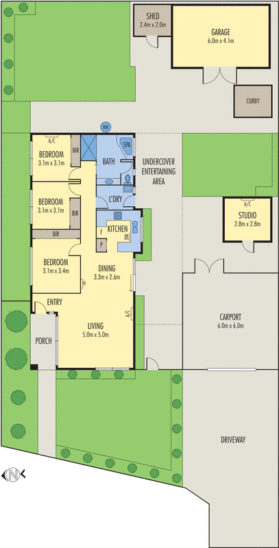 6 Ardula Court, St Albans Park VIC 3219 - Floorplan