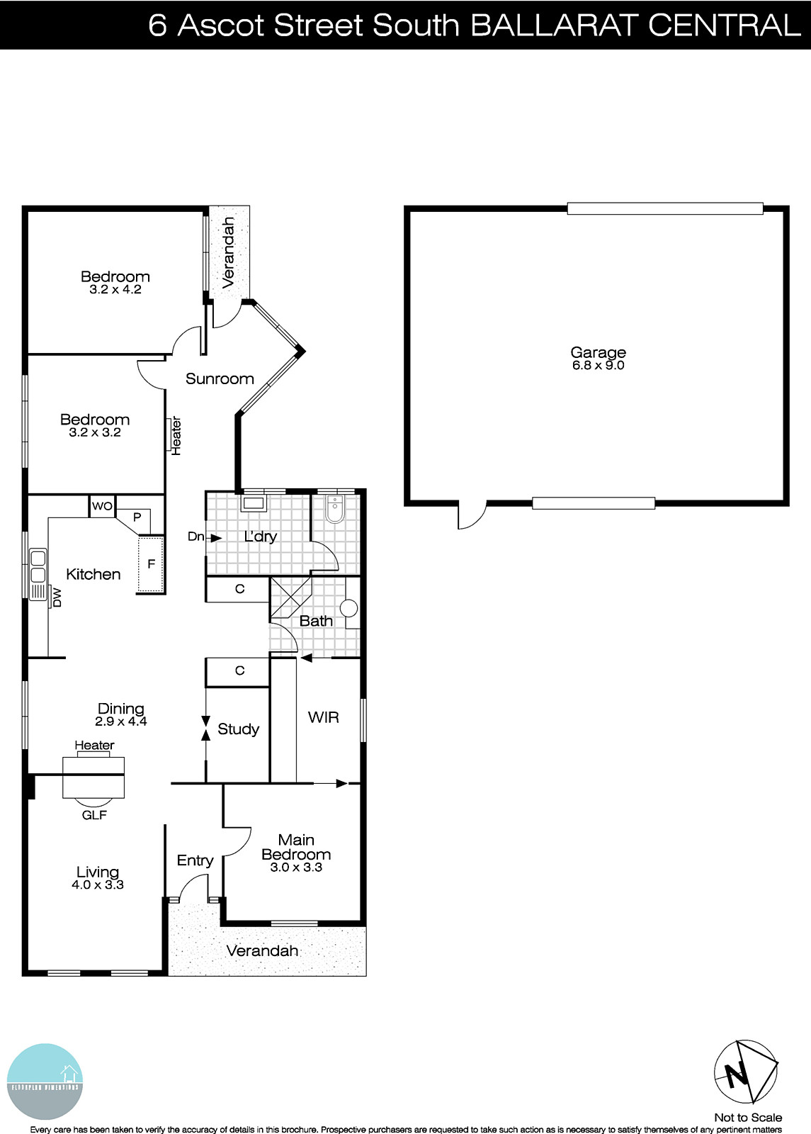 6 Ascot Street South, Ballarat Central VIC 3350 - Floorplan