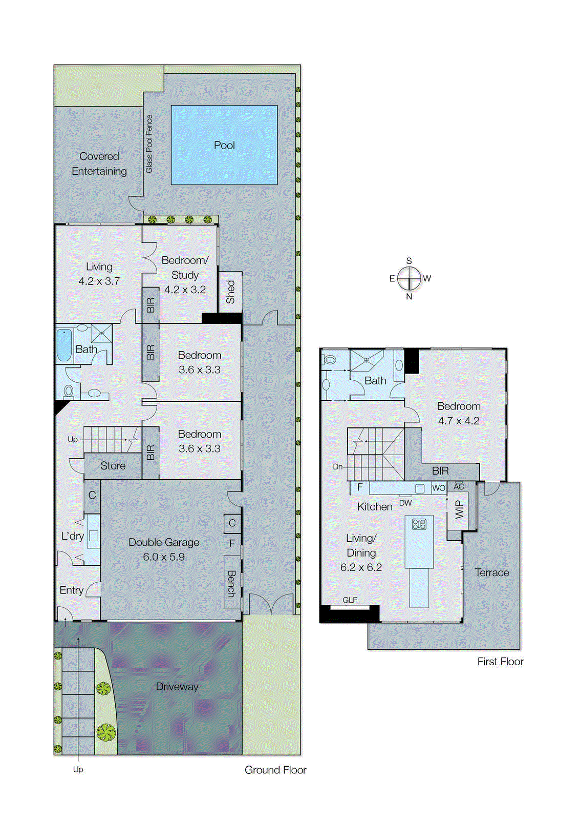 6 Bamber Close, Mordialloc VIC 3195 - Floorplan