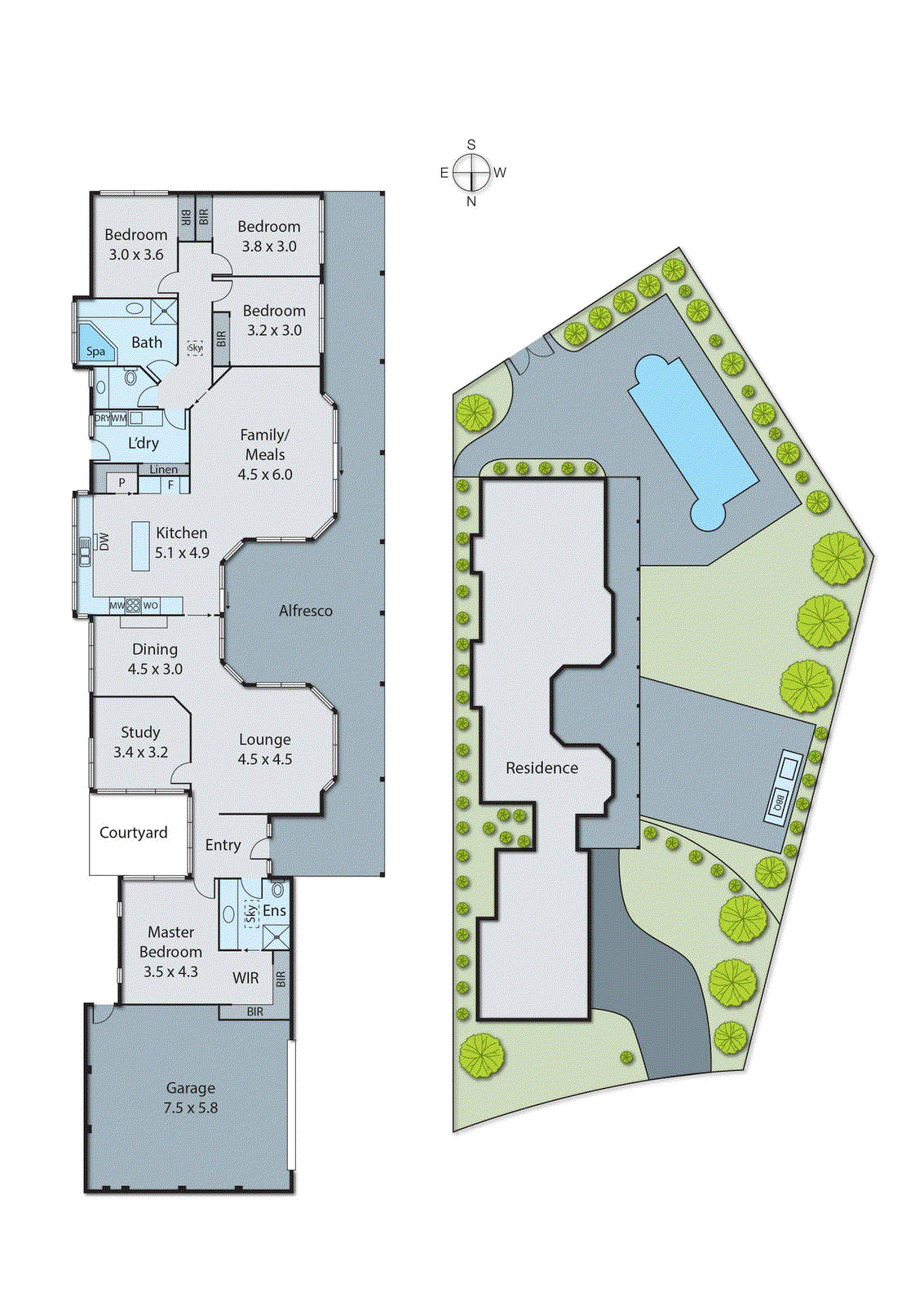 6 Batten Place, Aspendale Gardens VIC 3195 - Floorplan