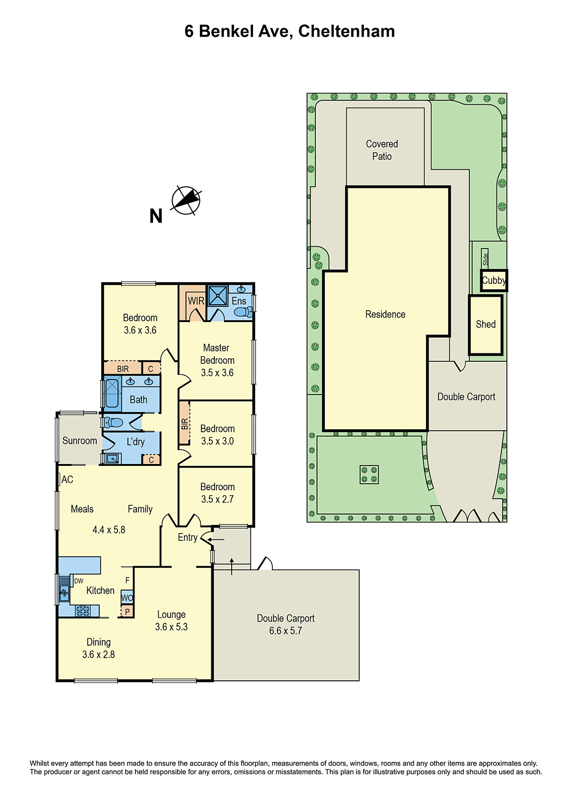 6 Benkel Avenue, Cheltenham VIC 3192 - Floorplan