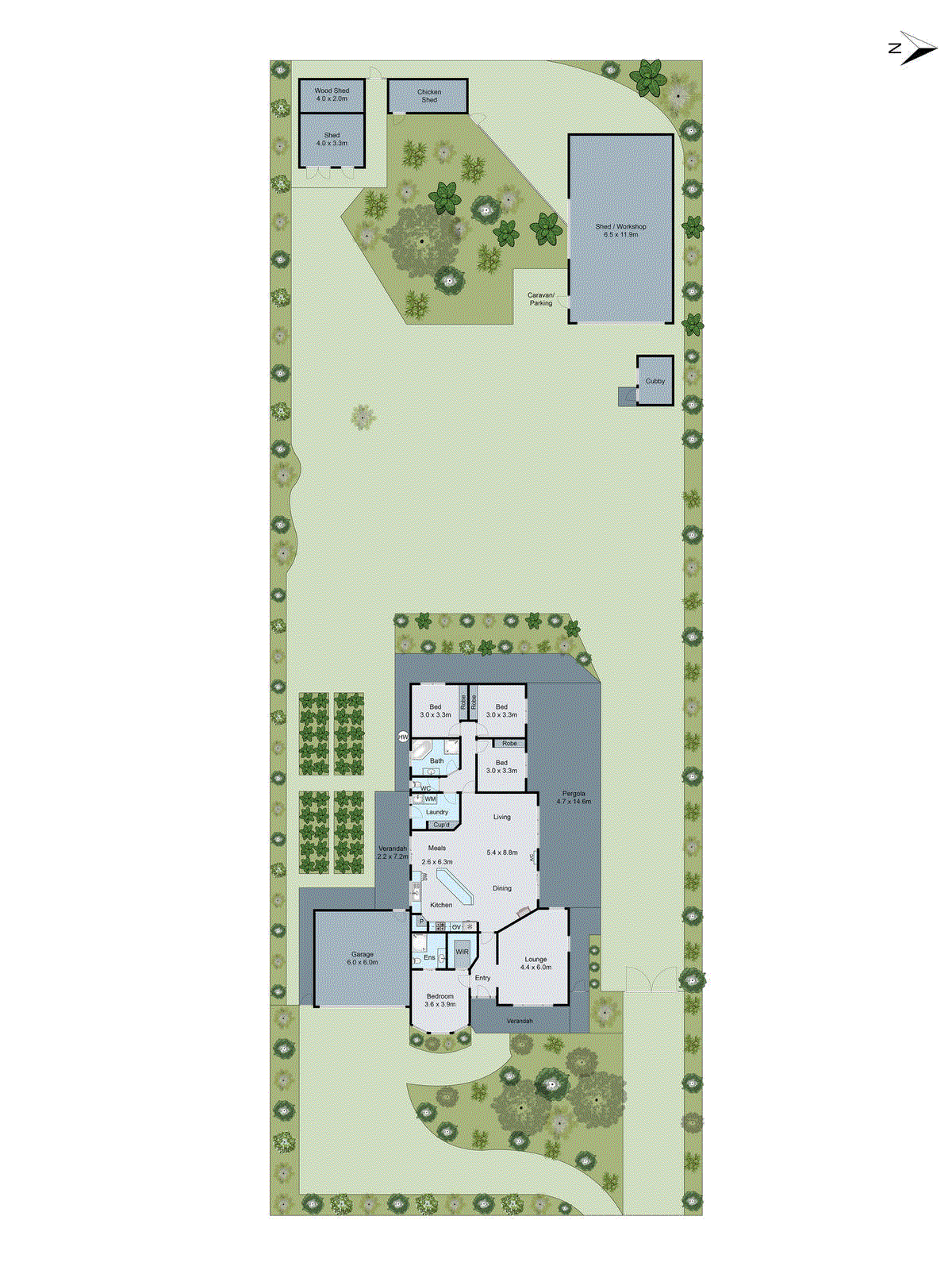 6 Bluebell Close, Moriac VIC 3240 - Floorplan