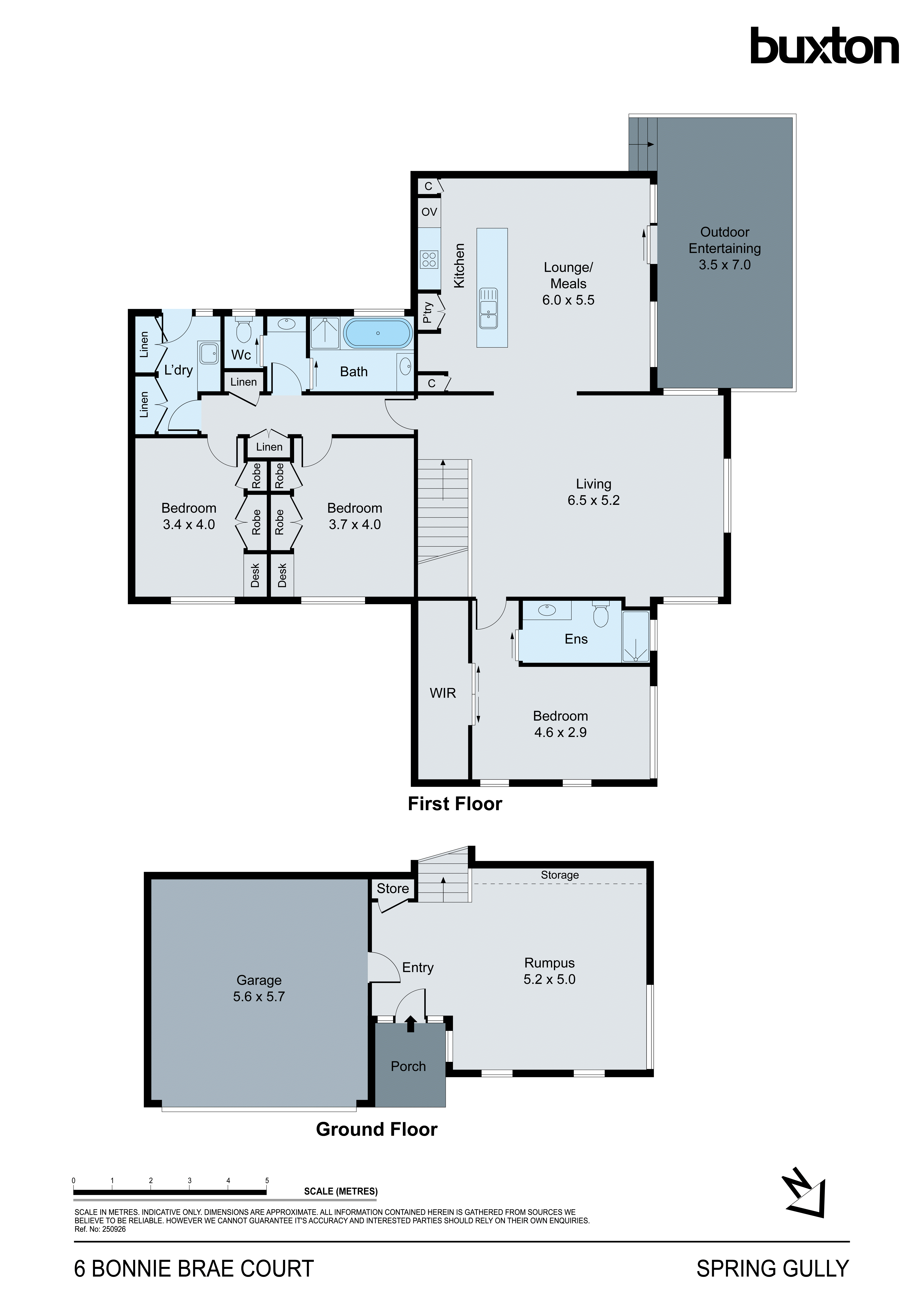 6 Bonnie Brae Court, Spring Gully VIC 3550 - Floorplan