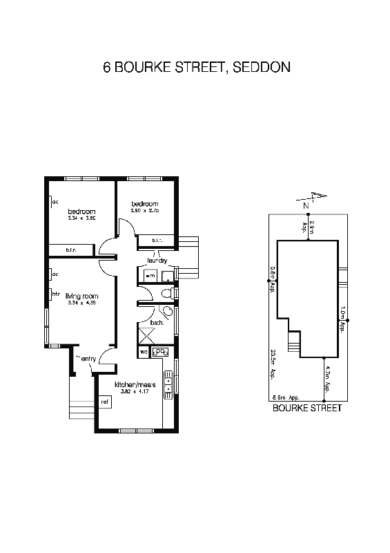 6 Bourke Street, SEDDON VIC 3011 - Floorplan