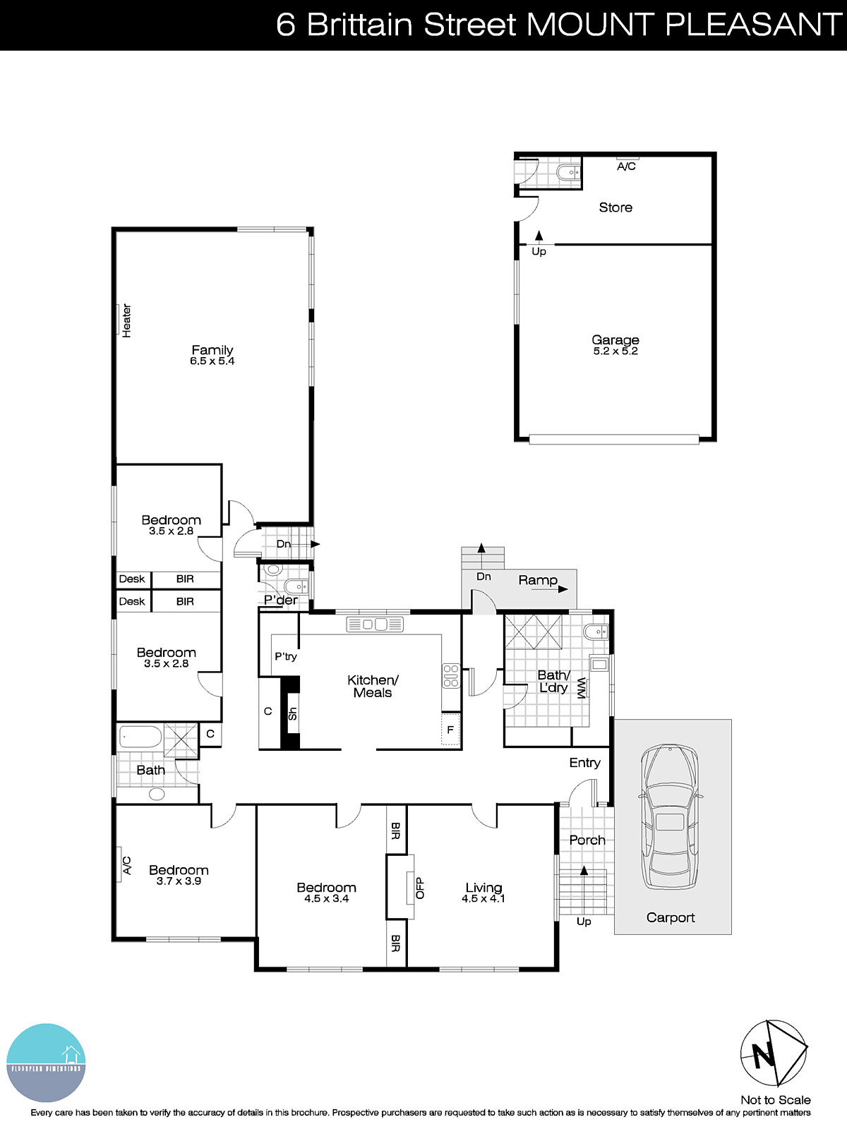 6 Brittain Street, Mount Pleasant VIC 3350 - Floorplan