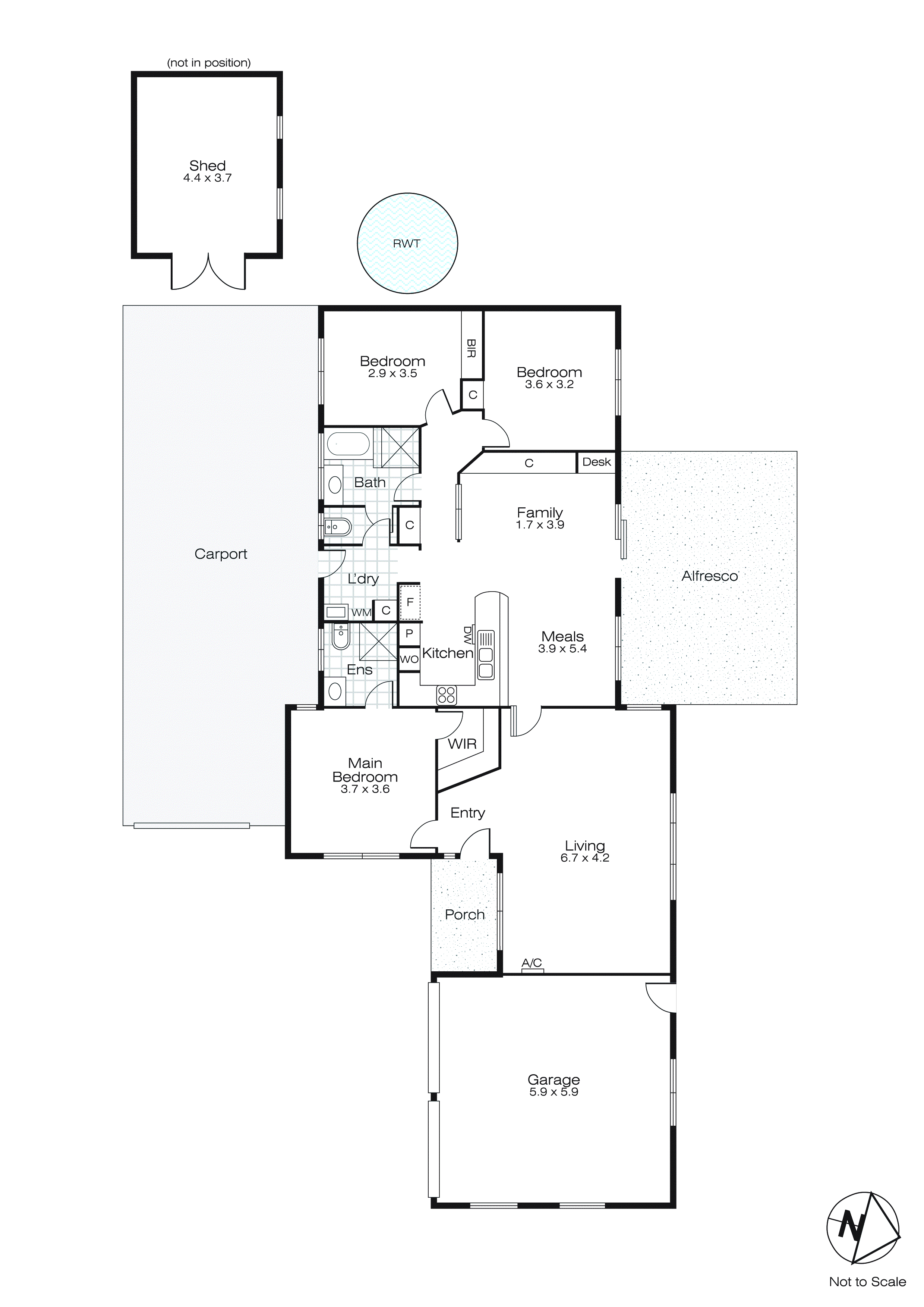 6 Brompton Place, Alfredton VIC 3350 - Floorplan
