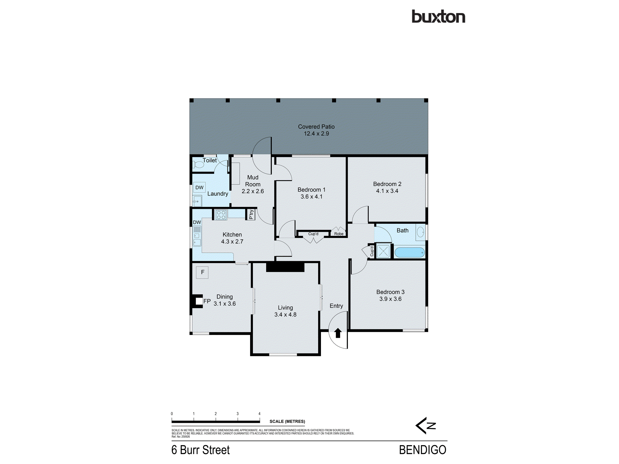 6 Burr Street, Bendigo VIC 3550 - Floorplan