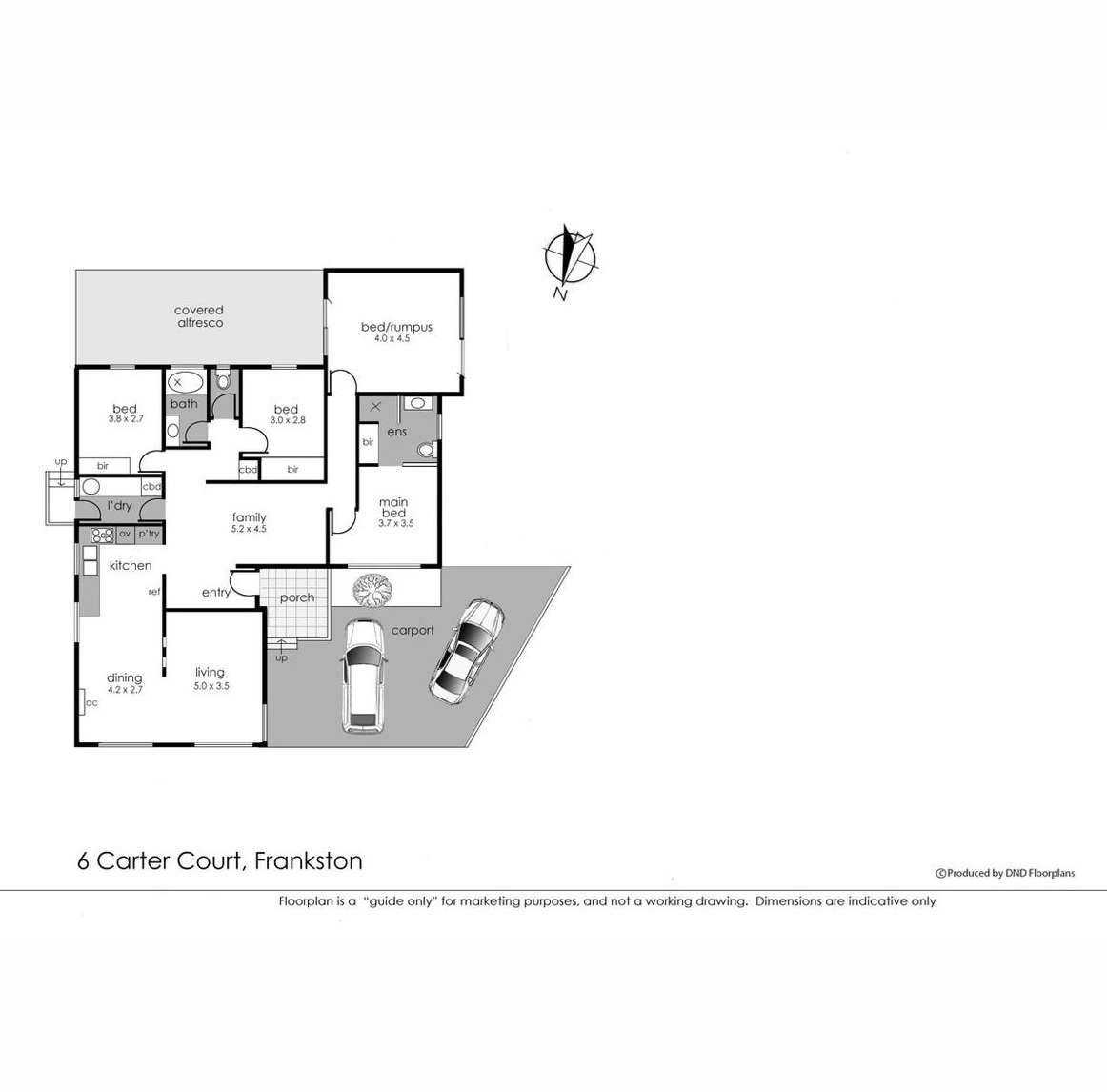 6 Carter Court, Frankston VIC 3199 - Floorplan