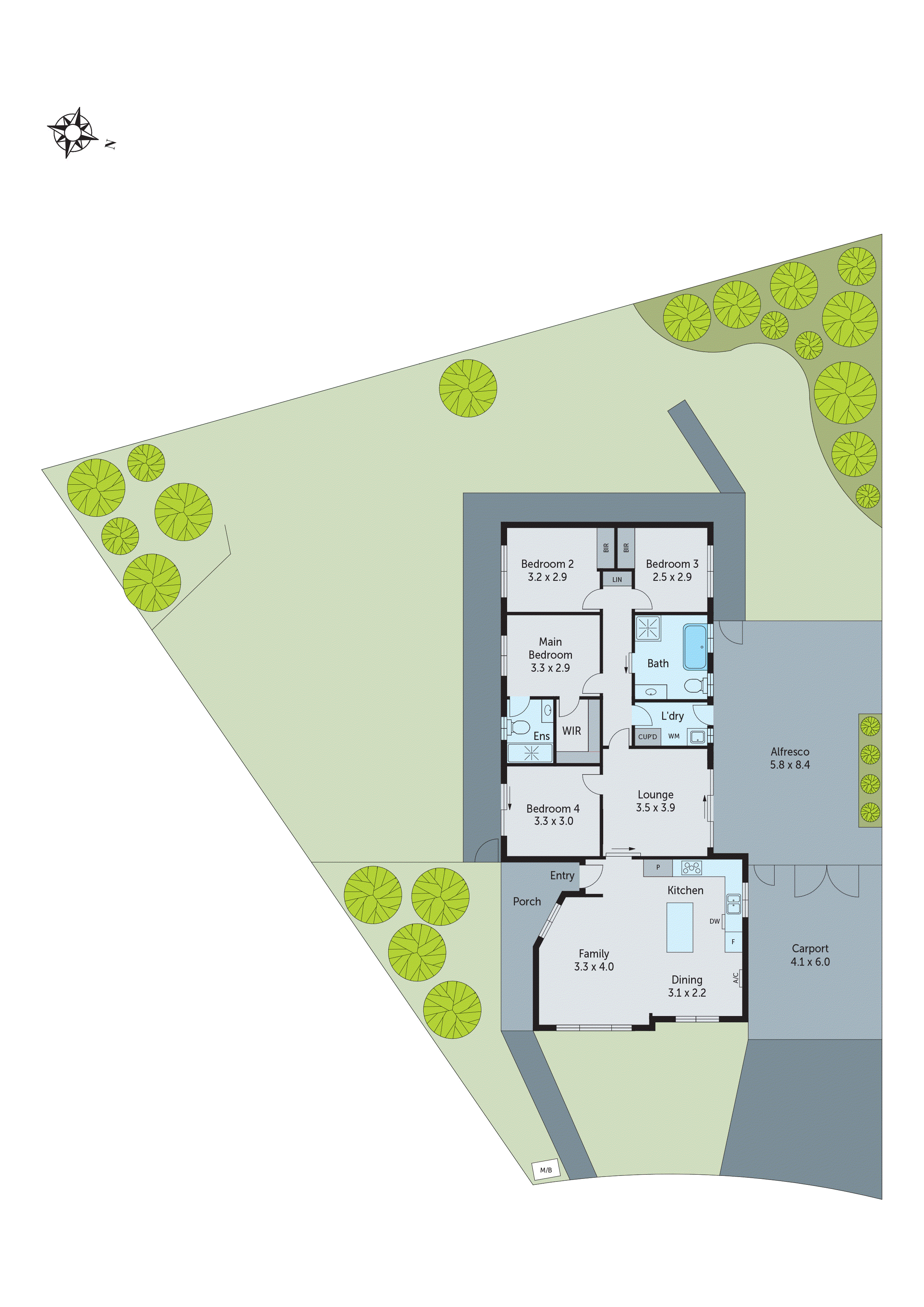 6 Castlemaine Court, Corio VIC 3214 - Floorplan