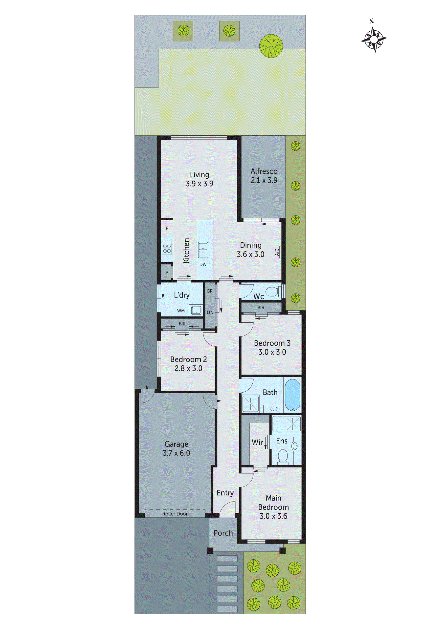 6 Catani Lane, Curlewis VIC 3222 - Floorplan