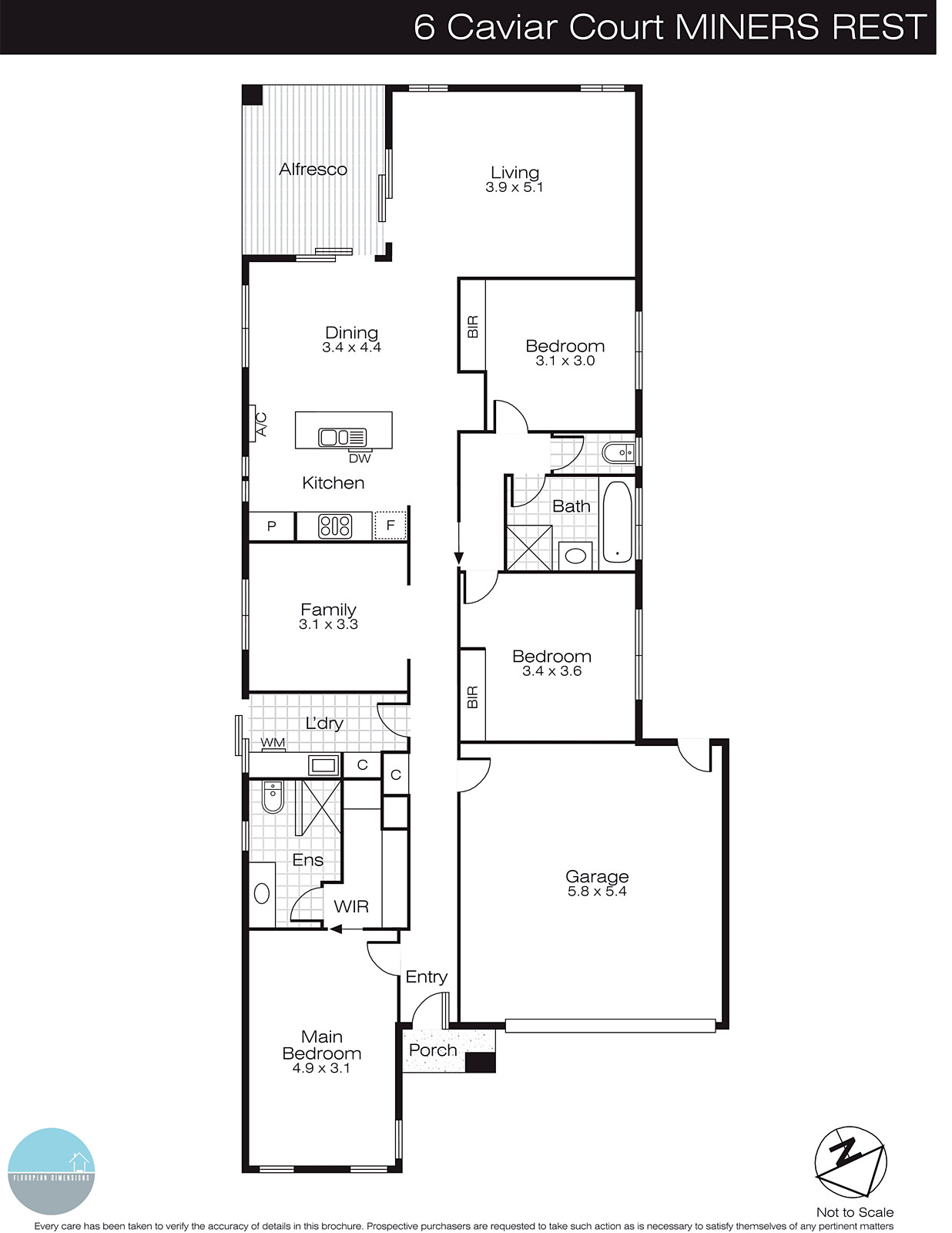 6 Caviar Court, Miners Rest VIC 3352 - Floorplan