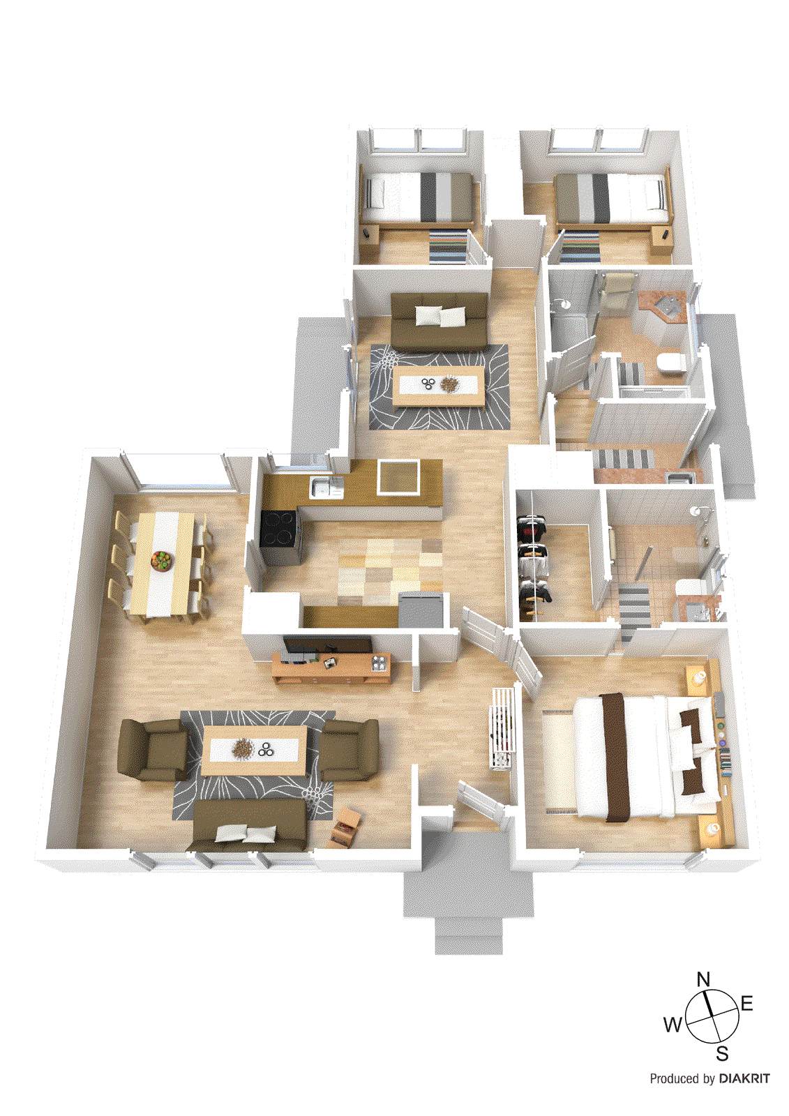 6 Cerise Court, Clarinda VIC 3169 - Floorplan