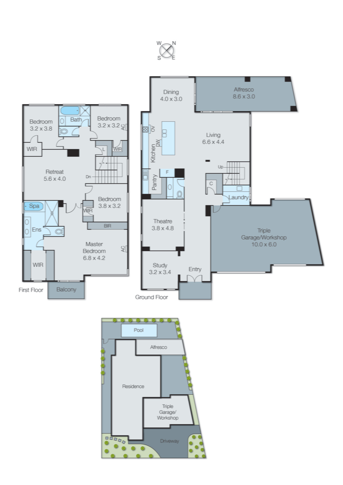 6 Chaldron Place, Dingley Village VIC 3172 - Floorplan