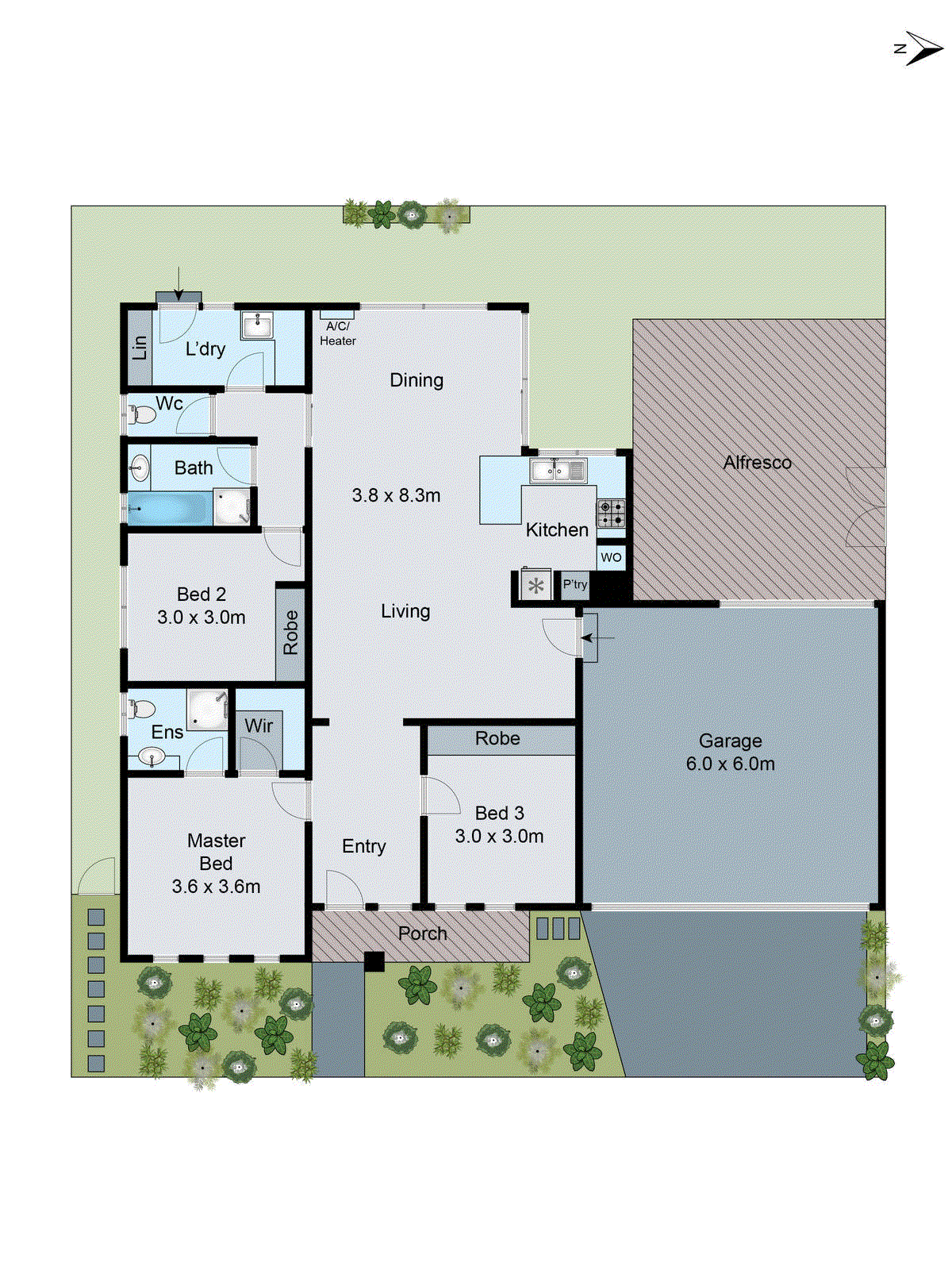 6 Chelmsford Avenue, Newtown VIC 3220 - Floorplan
