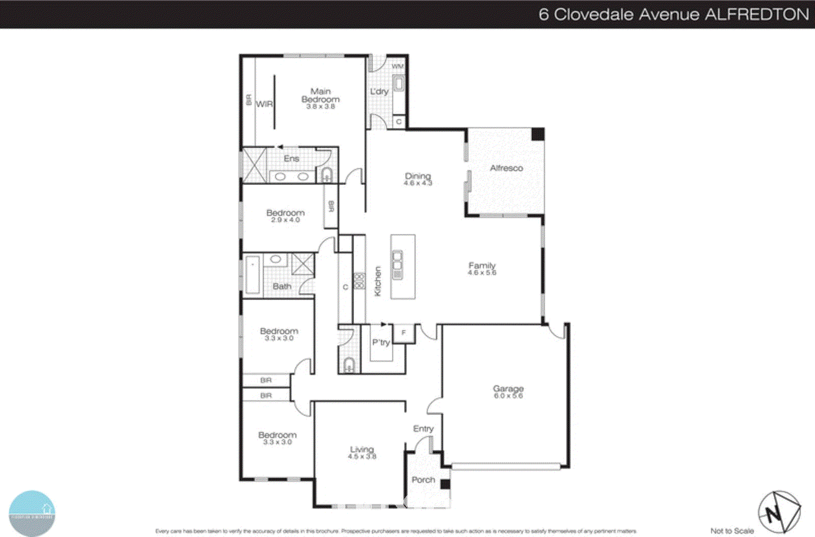 6 Clovedale Avenue, Alfredton VIC 3350 - Floorplan