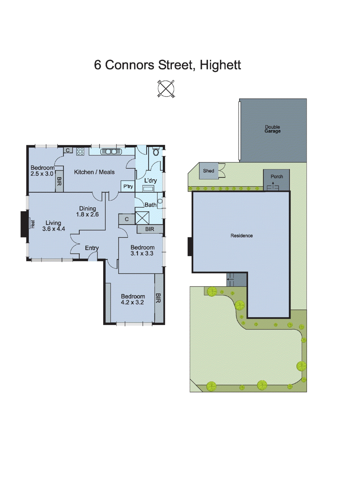 6 Connors Street, Highett VIC 3190 - Floorplan