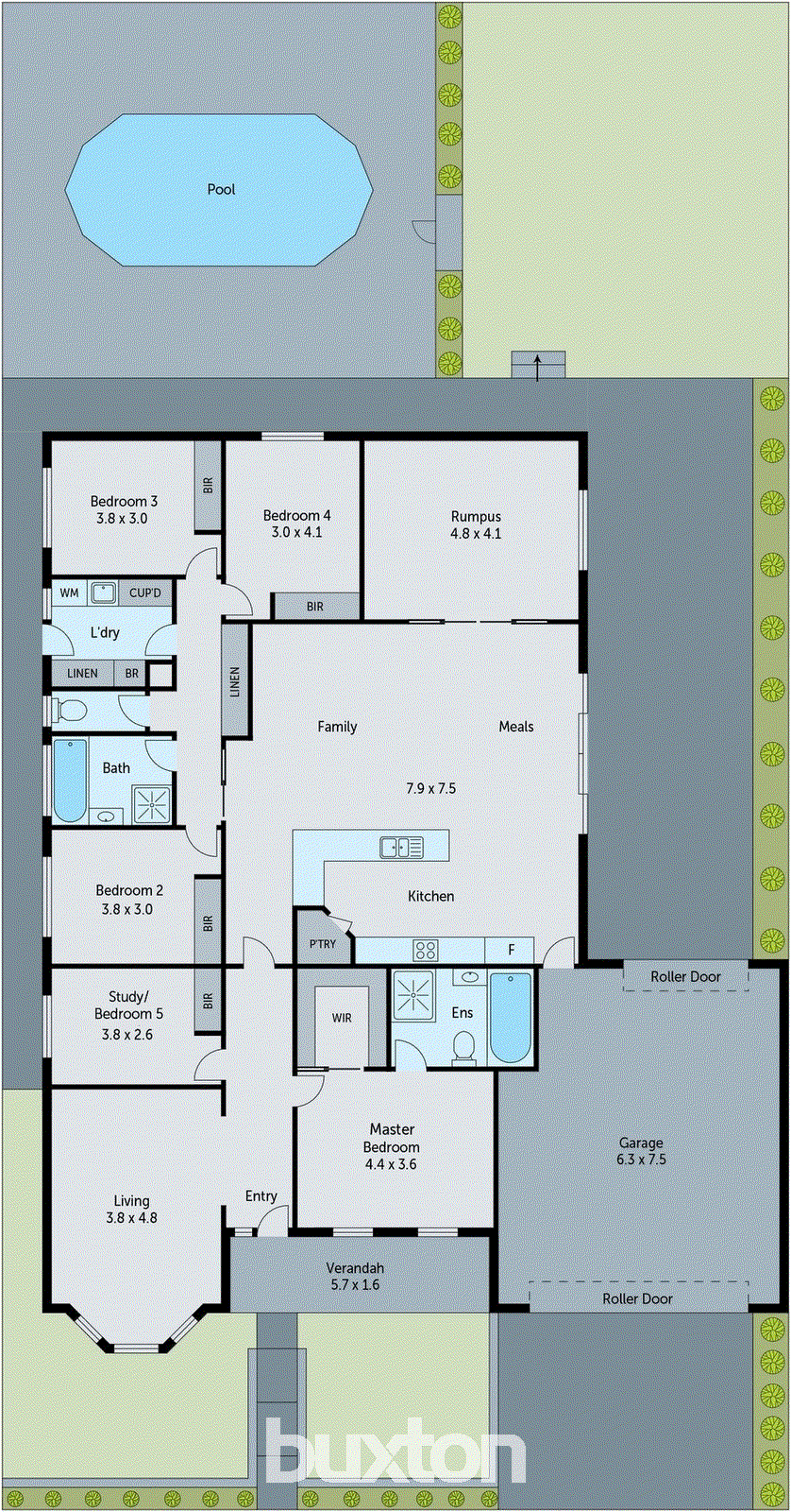 6 Cottonwood Way, Waurn Ponds VIC 3216 - Floorplan