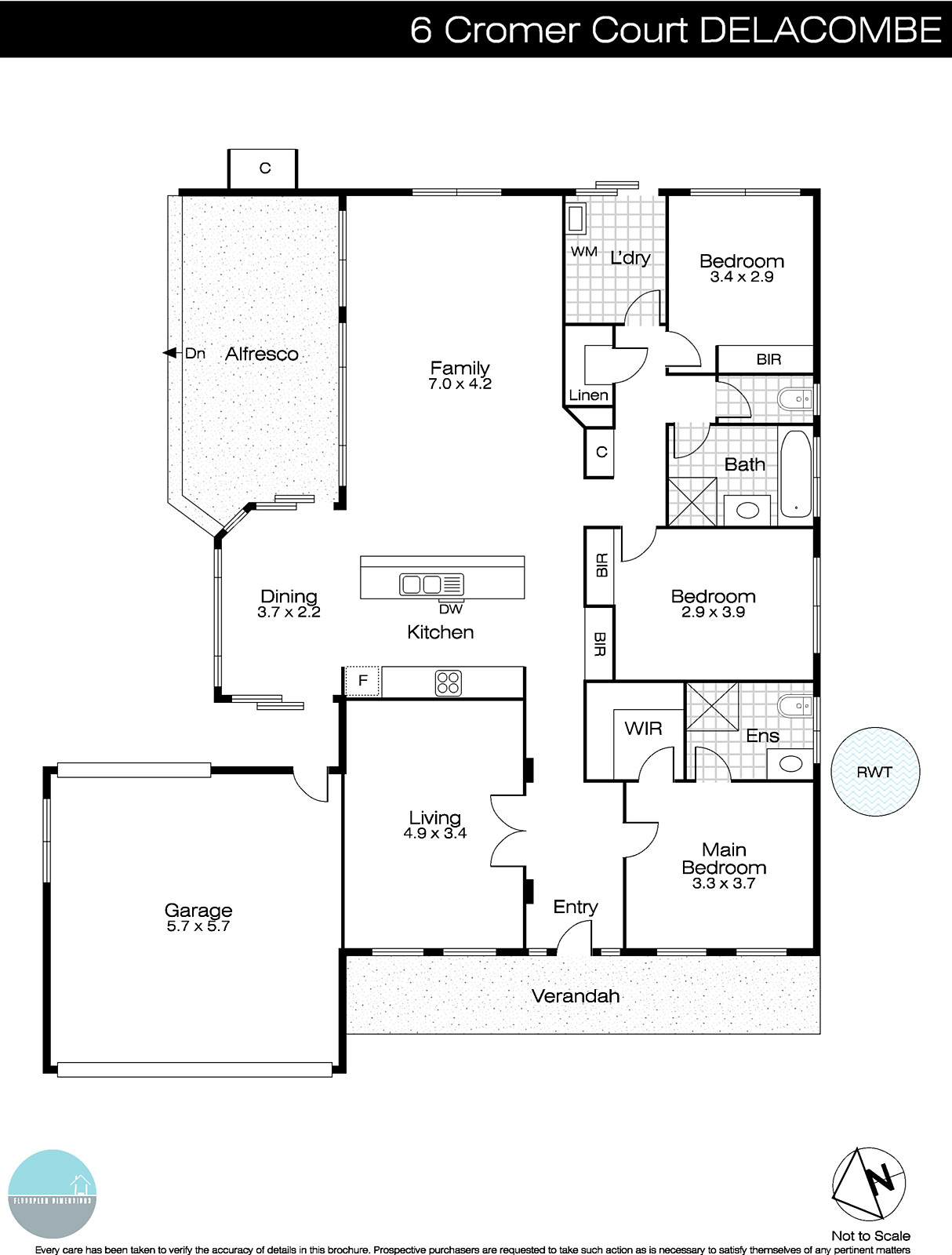 6 Cromer Court, Delacombe VIC 3356 - Floorplan