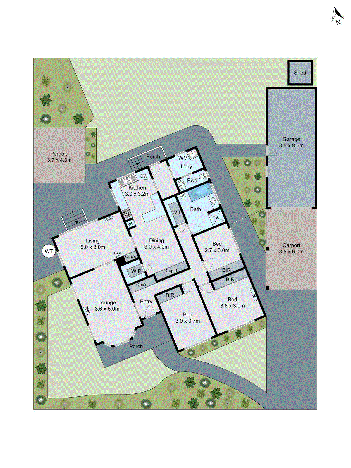 6 Daventry Avenue, Grovedale VIC 3216 - Floorplan