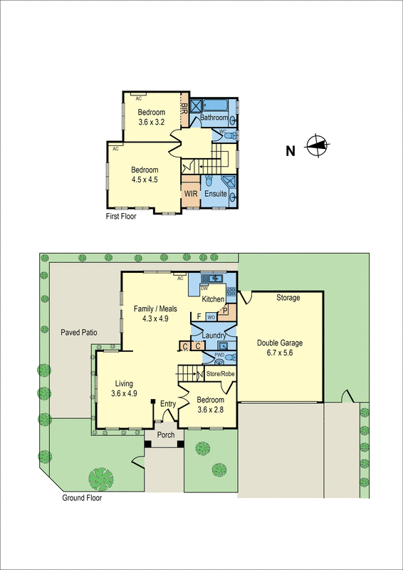 6 David Court, Cheltenham VIC 3192 - Floorplan