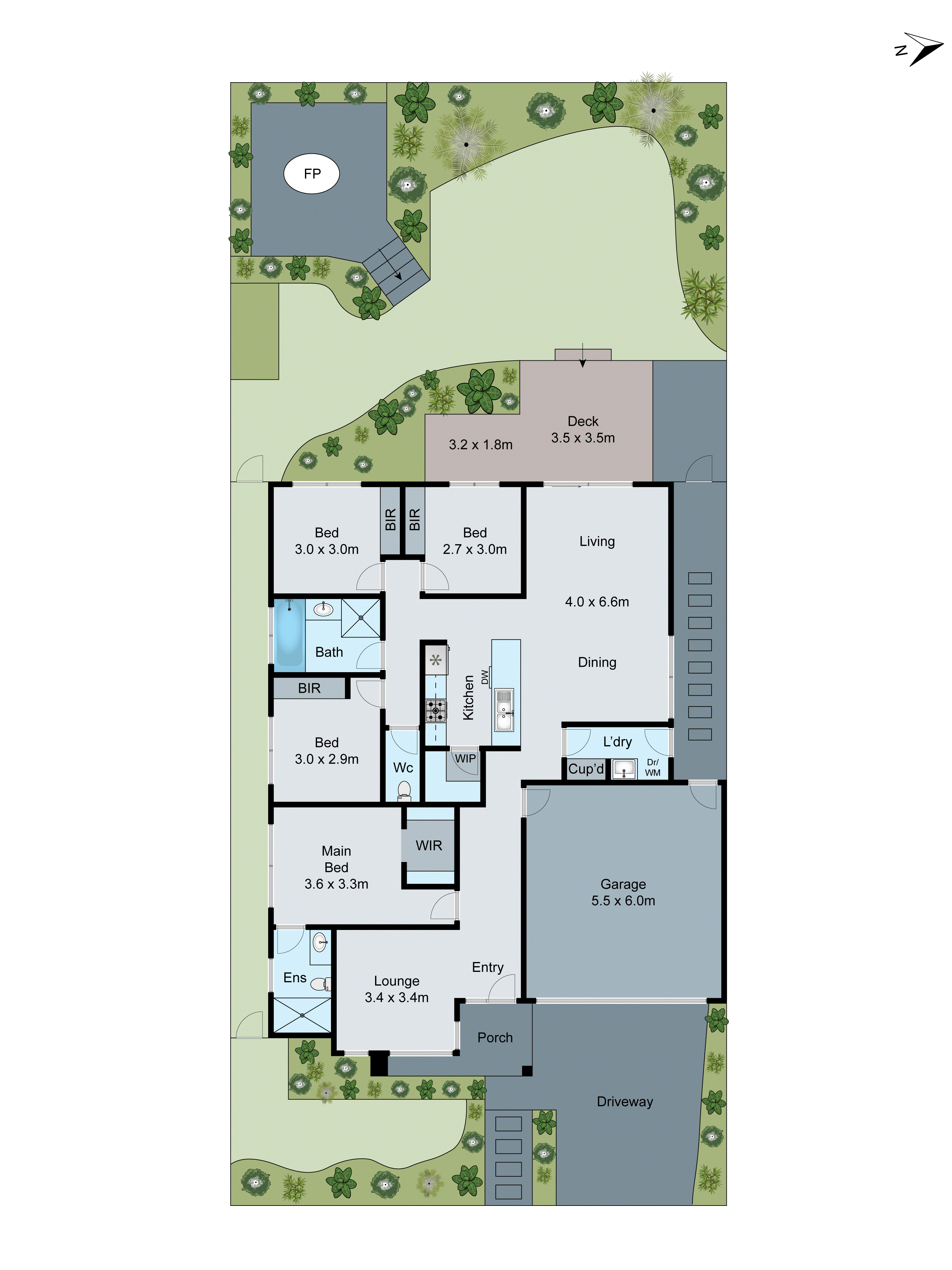 6 Domain Avenue, Curlewis VIC 3222 - Floorplan