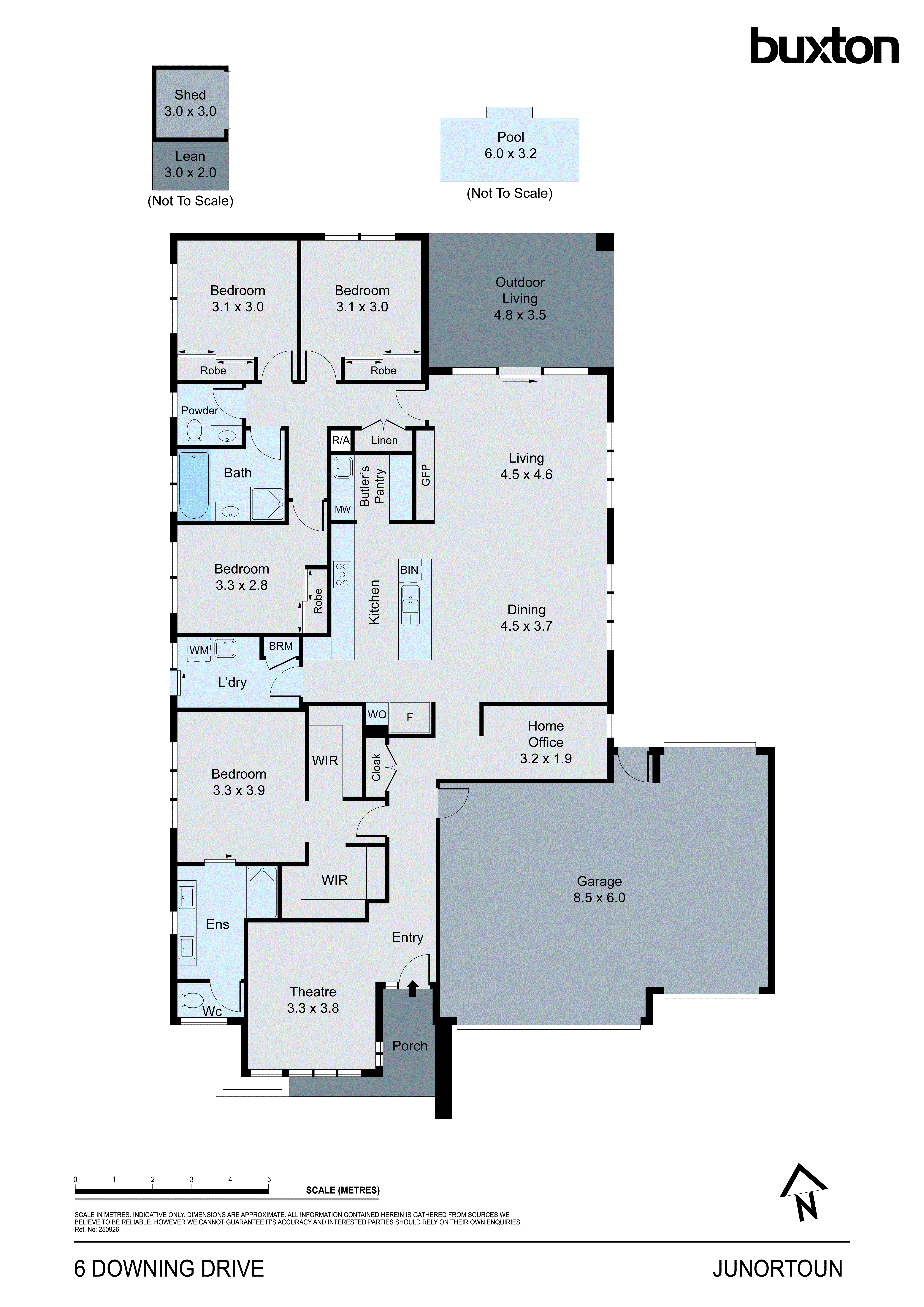 6 Downing Drive, Junortoun VIC 3551 - Floorplan