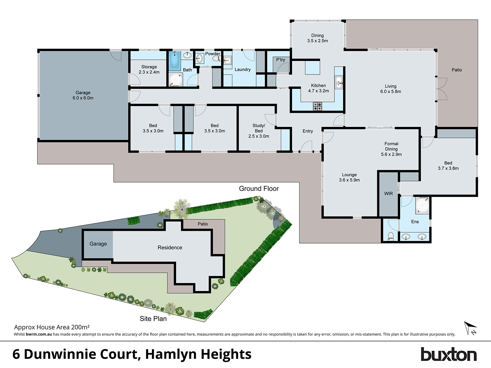 6 Dunwinnie Court, Hamlyn Heights VIC 3215 - Floorplan