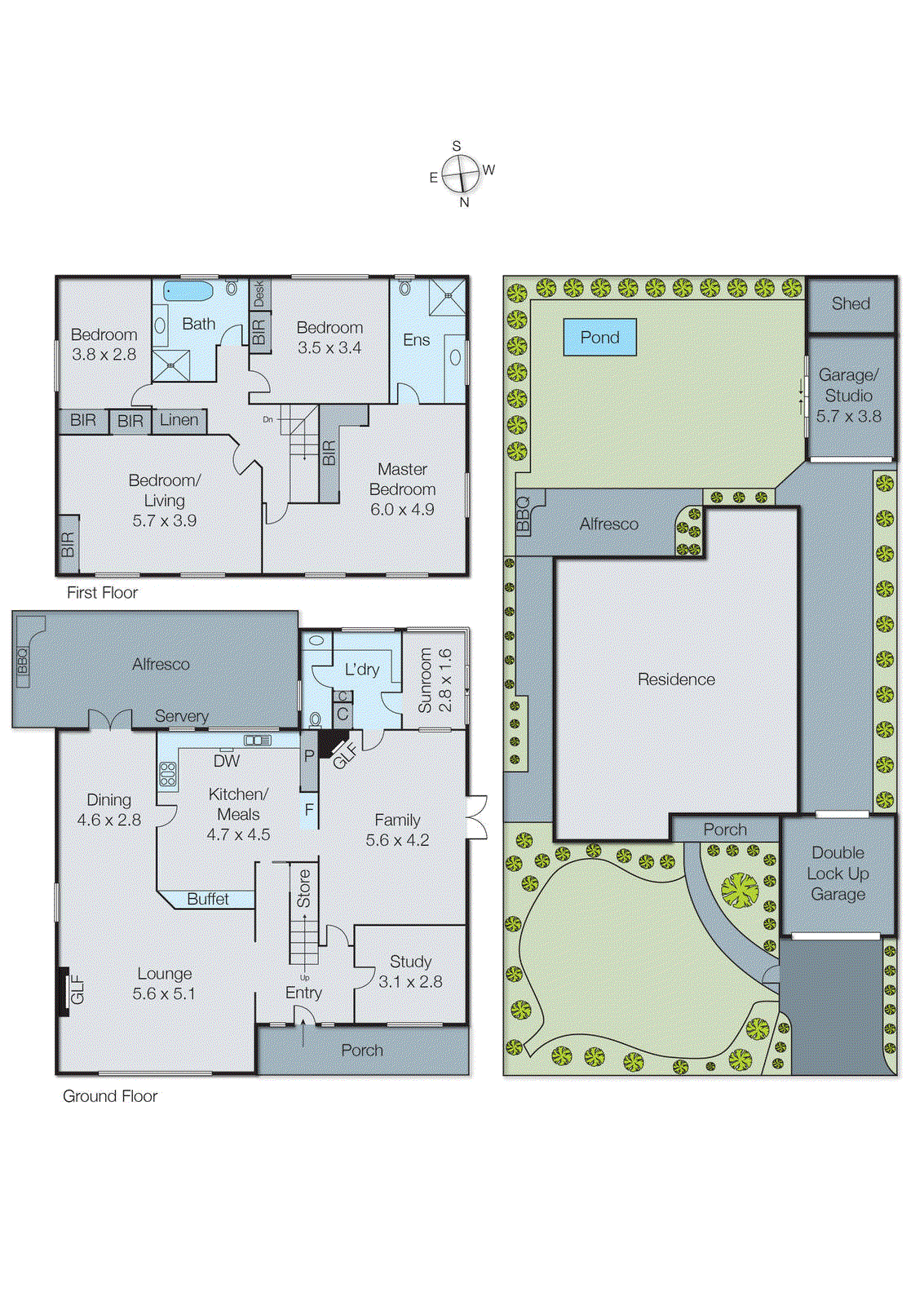 6 Elliott Crescent, Dingley Village VIC 3172 - Floorplan