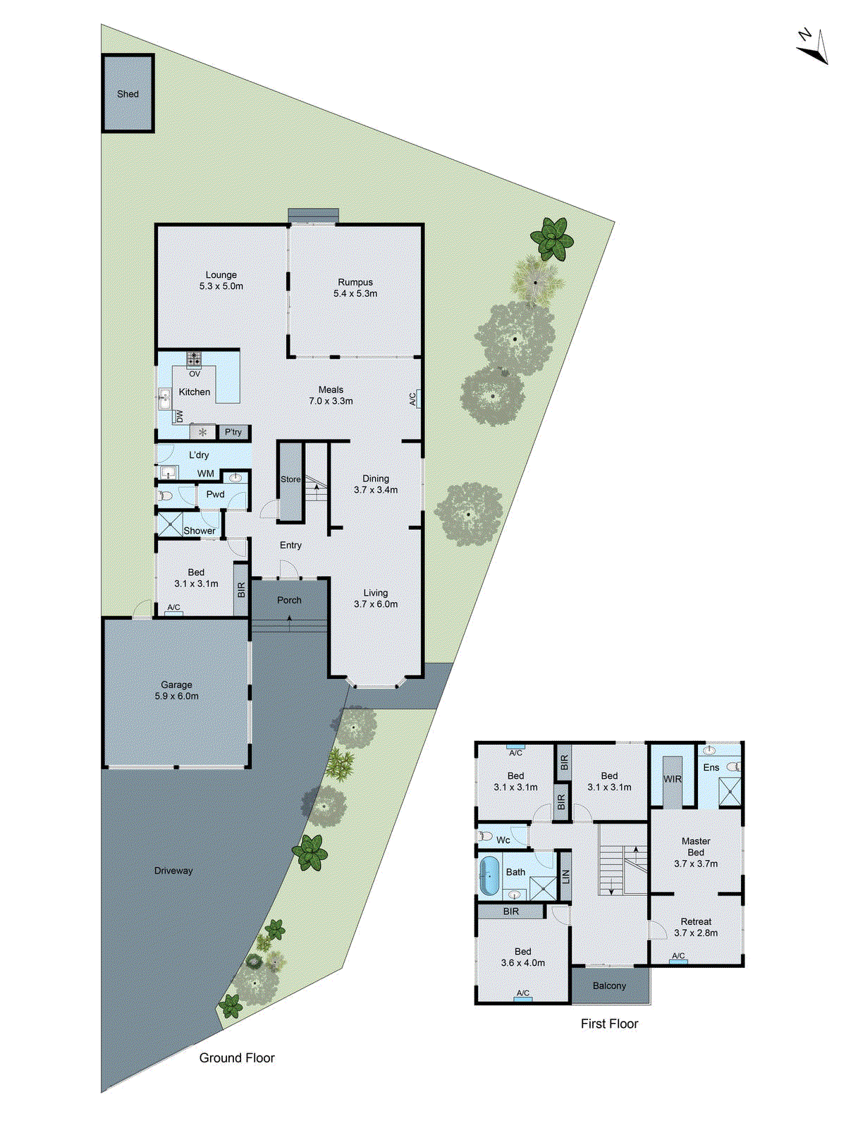 6 Emily Court, Clarinda VIC 3169 - Floorplan