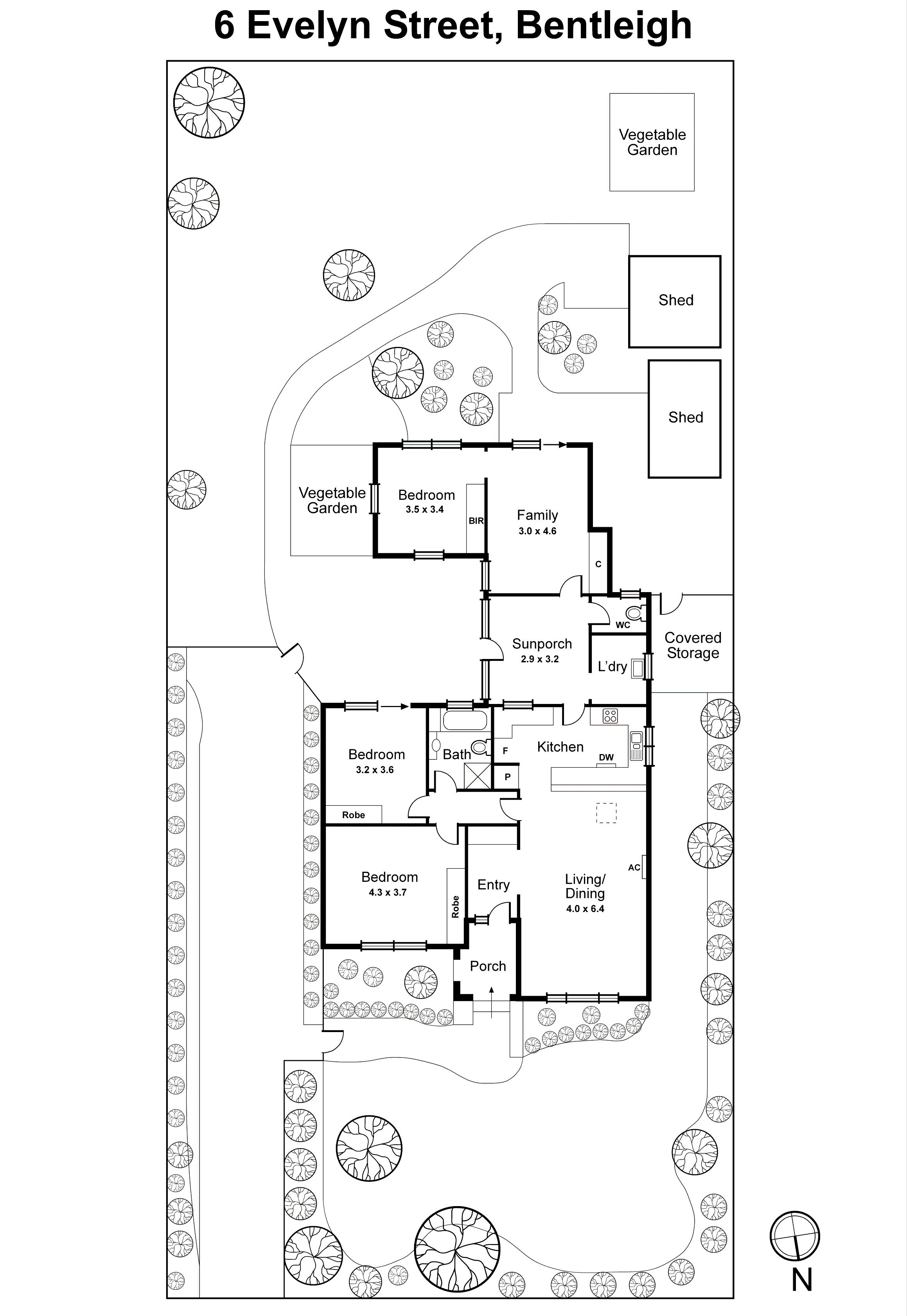 6 Evelyn Street, Bentleigh VIC 3204 - Floorplan