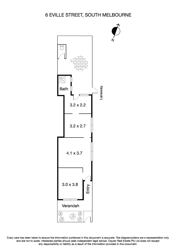 6 Eville Street, SOUTH MELBOURNE VIC 3205 - Floorplan