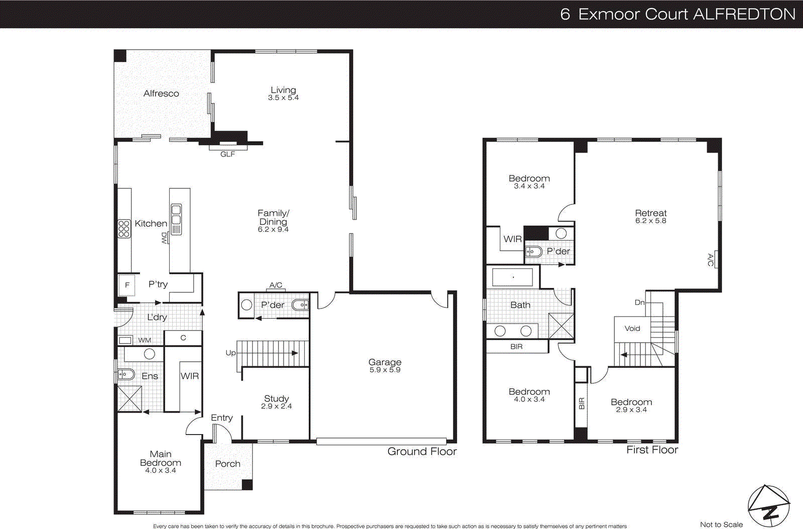 6 Exmoor Court, Alfredton VIC 3350 - Floorplan