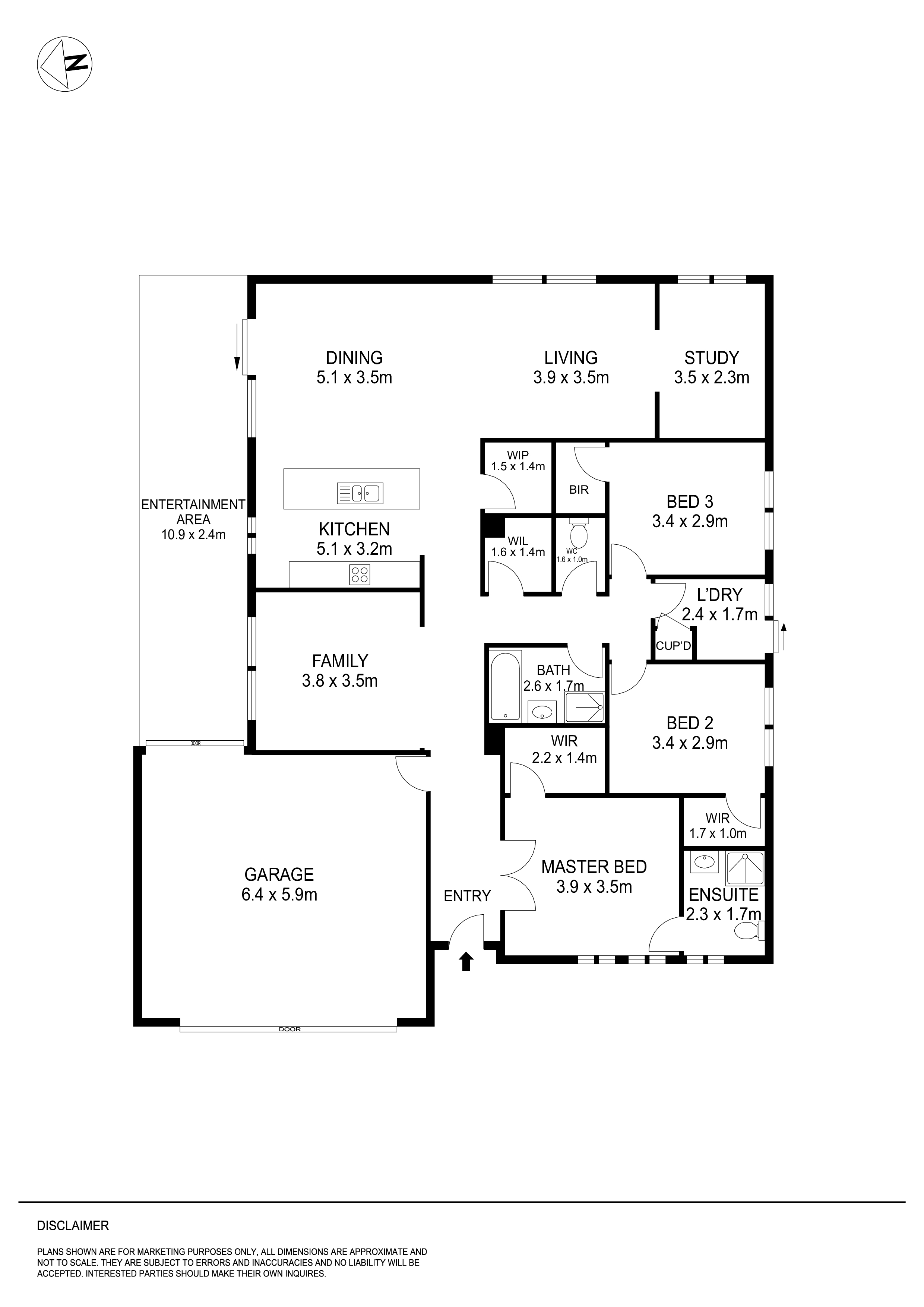 6 Fadden Court, Delacombe VIC 3356 - Floorplan