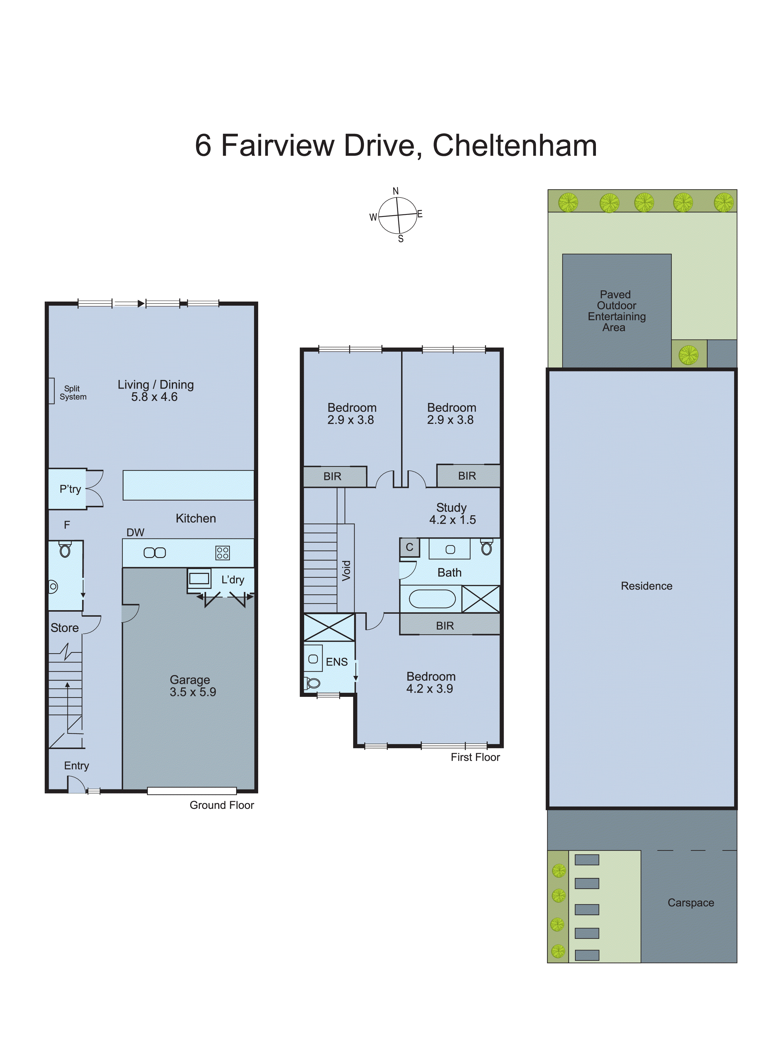 6 Fairview Drive, Cheltenham VIC 3192 - Floorplan