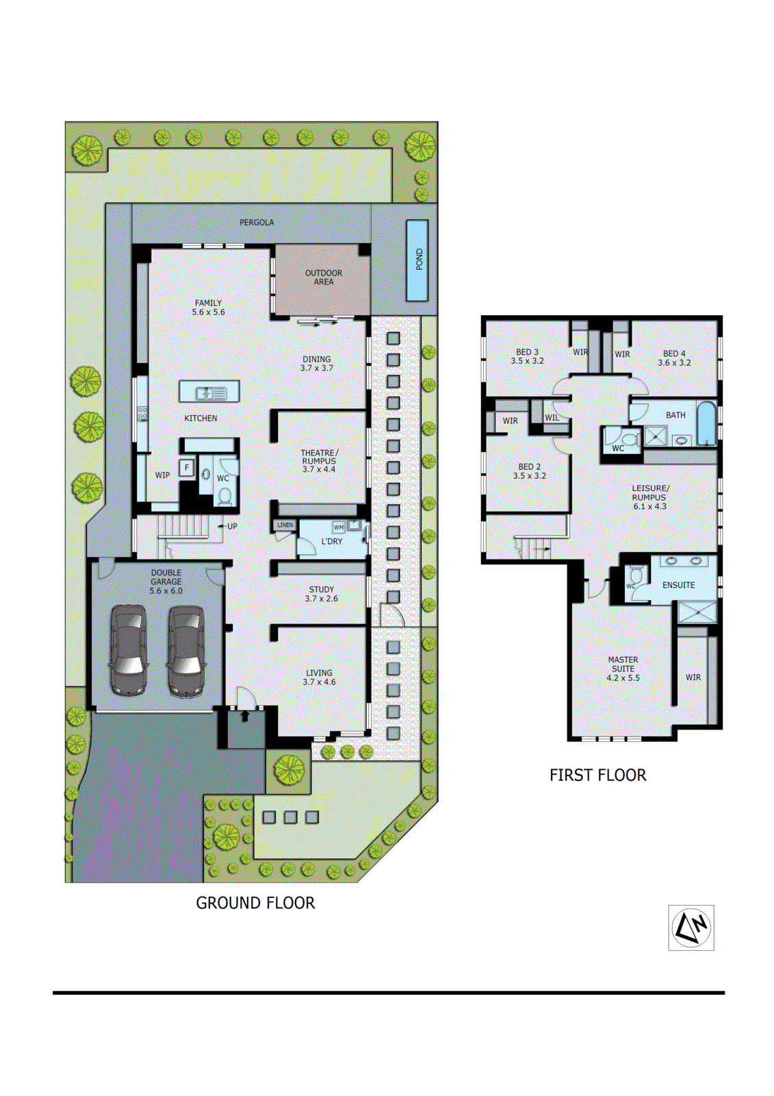 6 Fintona Crescent, Cranbourne West VIC 3977 - Floorplan