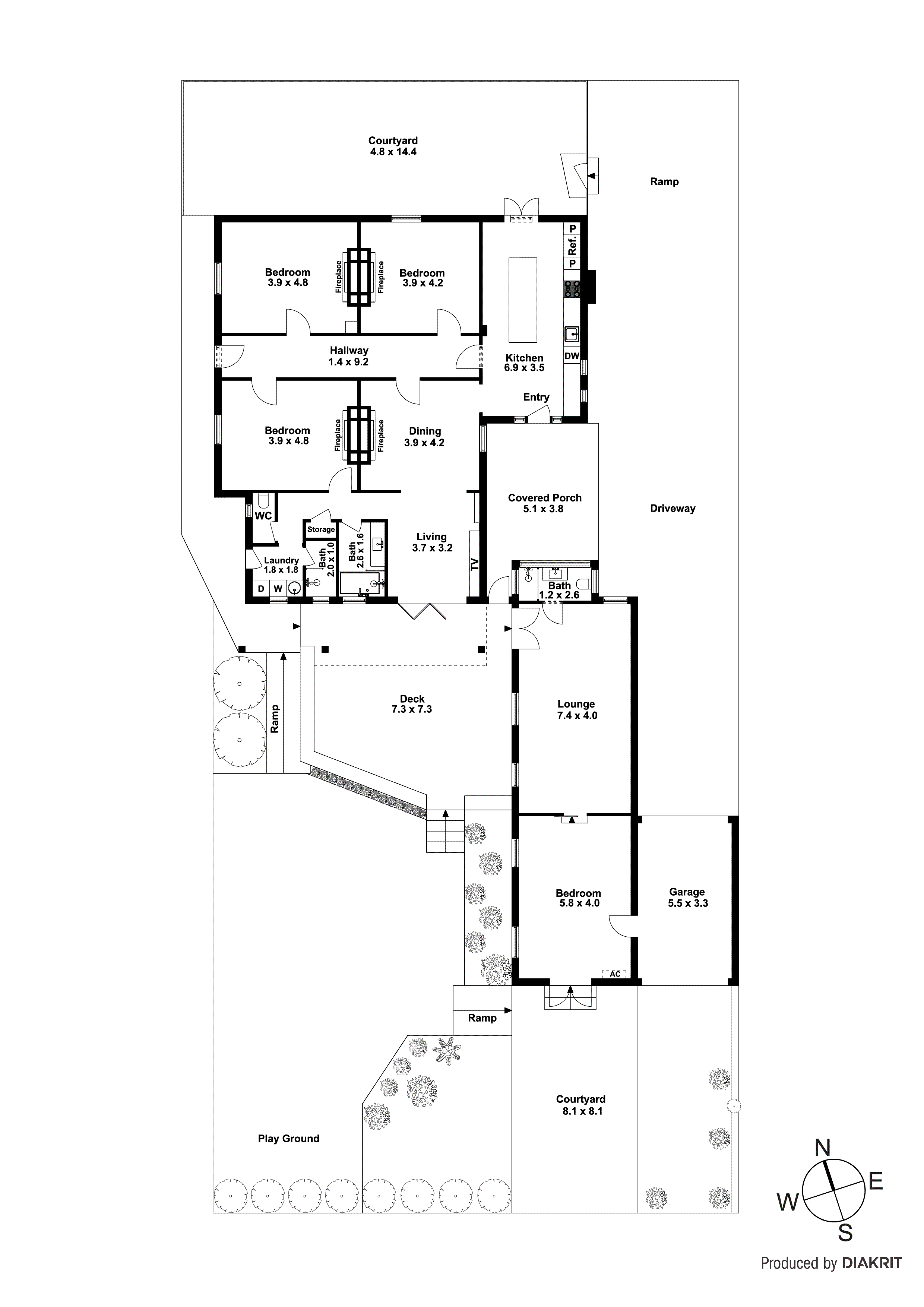 6 Flinders Street, Mentone VIC 3194 - Floorplan