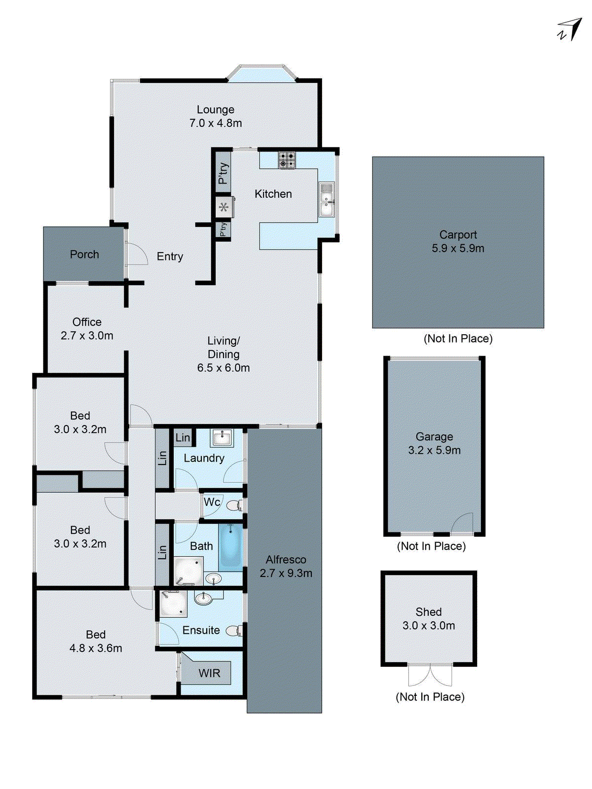6 Fulham Court, Grovedale VIC 3216 - Floorplan