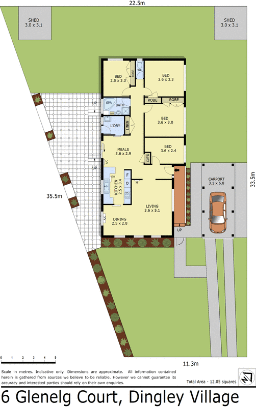 6 Glenelg Court, Dingley Village VIC 3172 - Floorplan