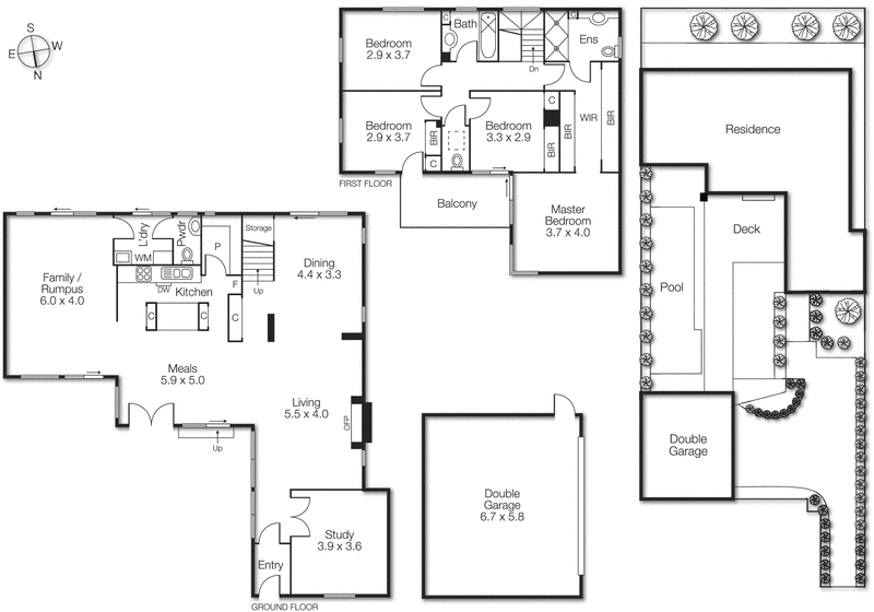 6 Gordon Street, Hampton VIC 3188 - Floorplan