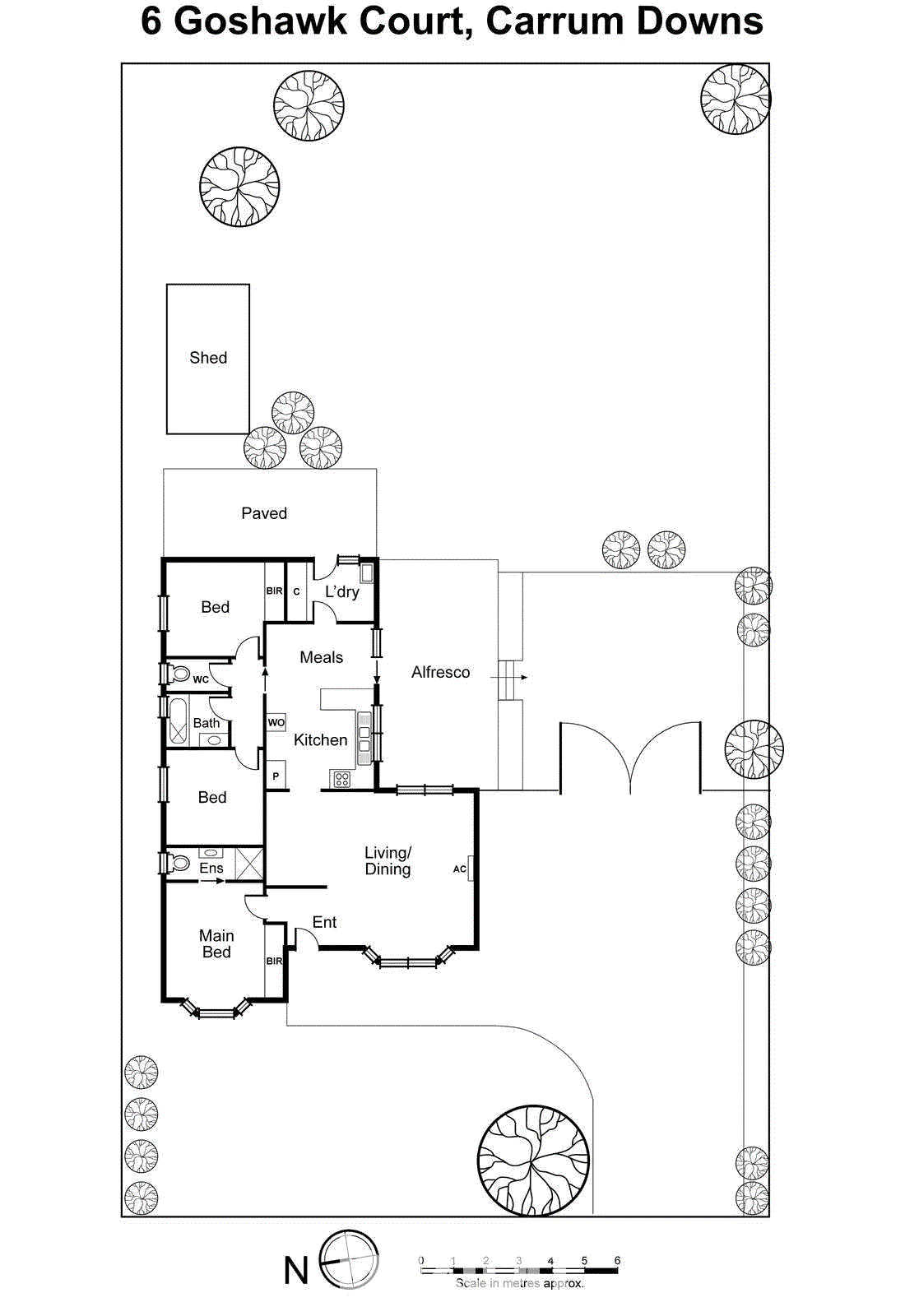 6 Goshawk Court, Carrum Downs VIC 3201 - Floorplan