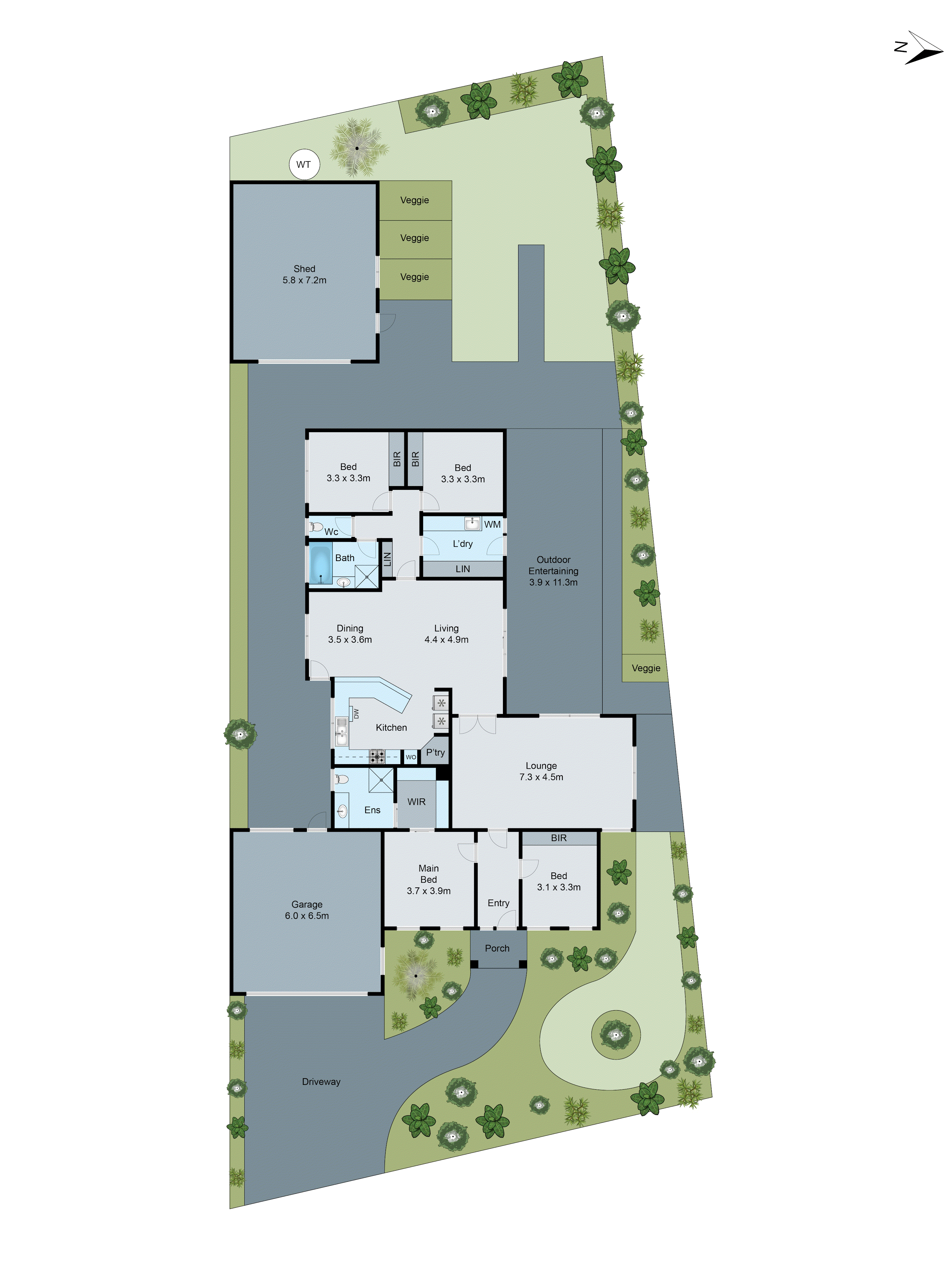 6 Granby Crescent, Highton VIC 3216 - Floorplan