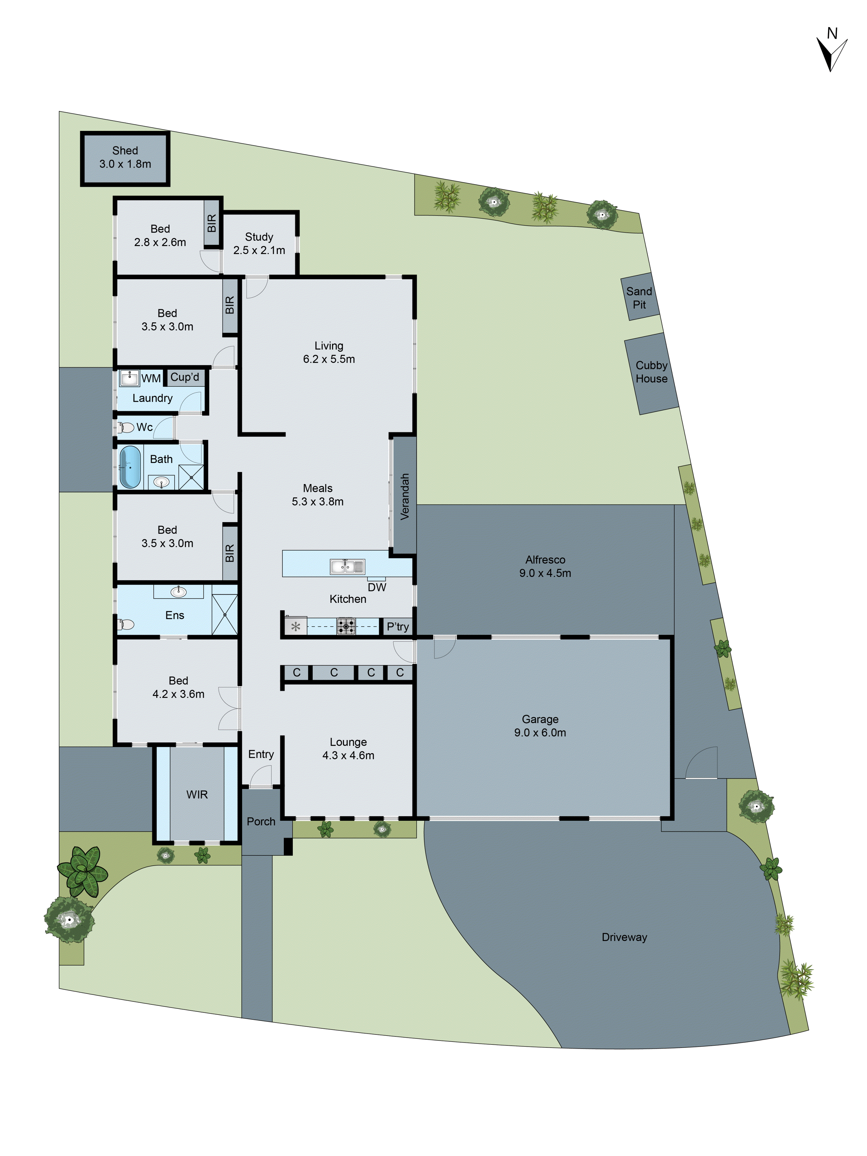 6 Harmon Street, Bannockburn VIC 3331 - Floorplan