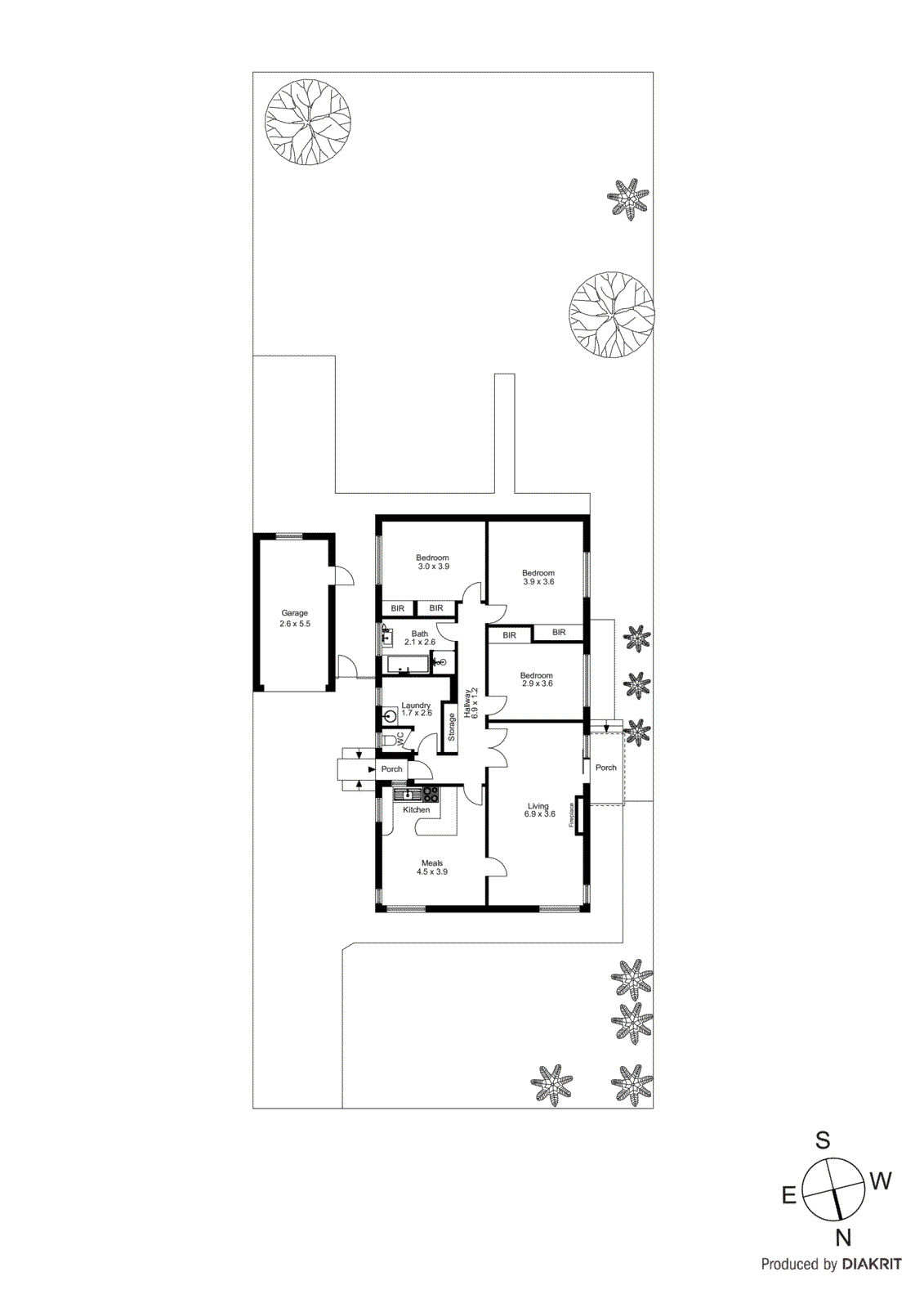 6 Hazel Avenue, Highett VIC 3190 - Floorplan