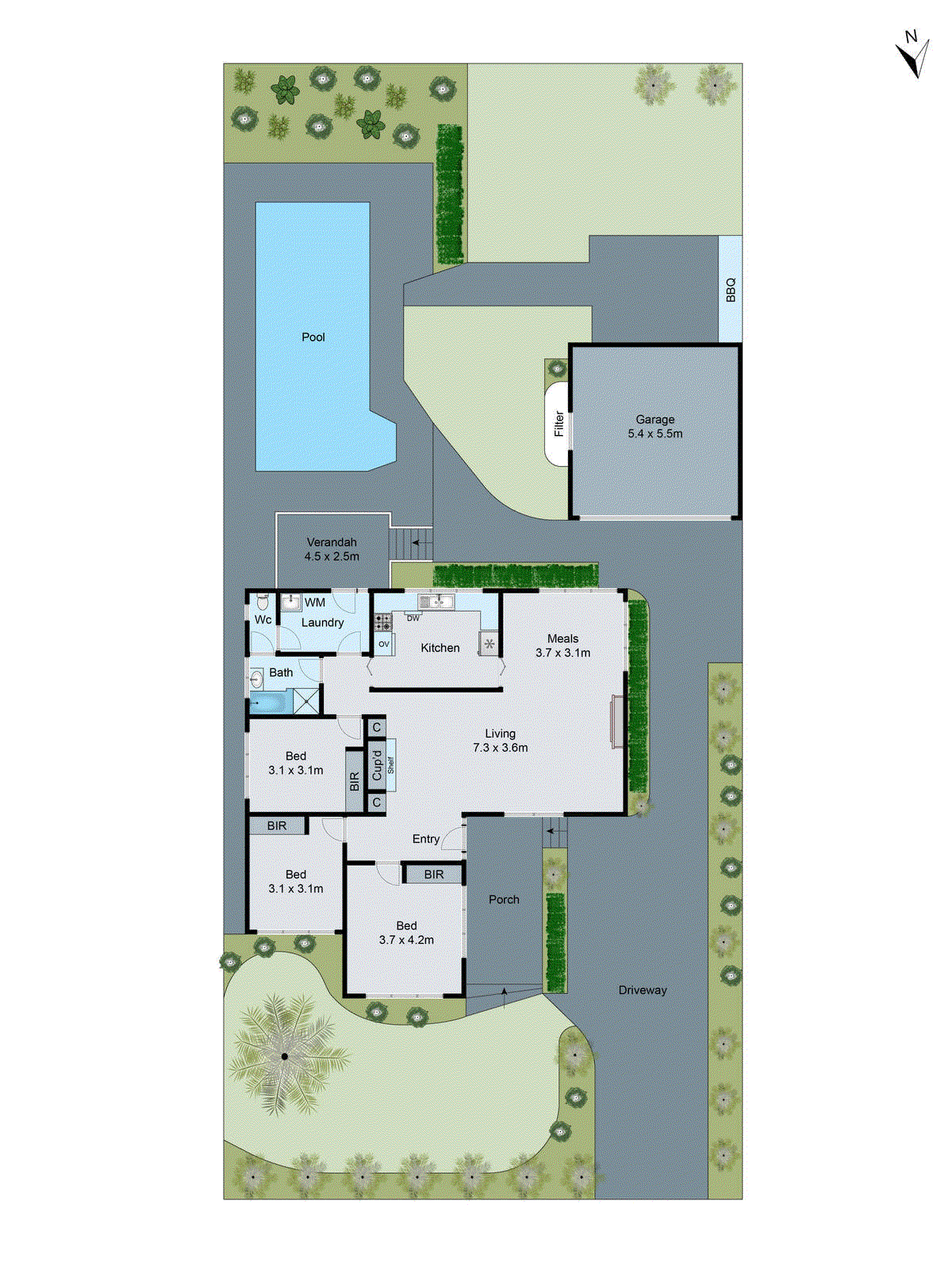 6 Hillside Road, Mount Waverley VIC 3149 - Floorplan