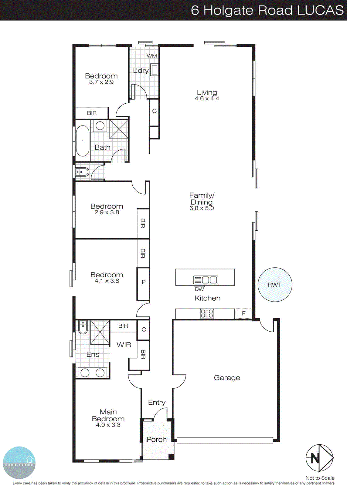 6 Holgate Road, Lucas VIC 3350 - Floorplan