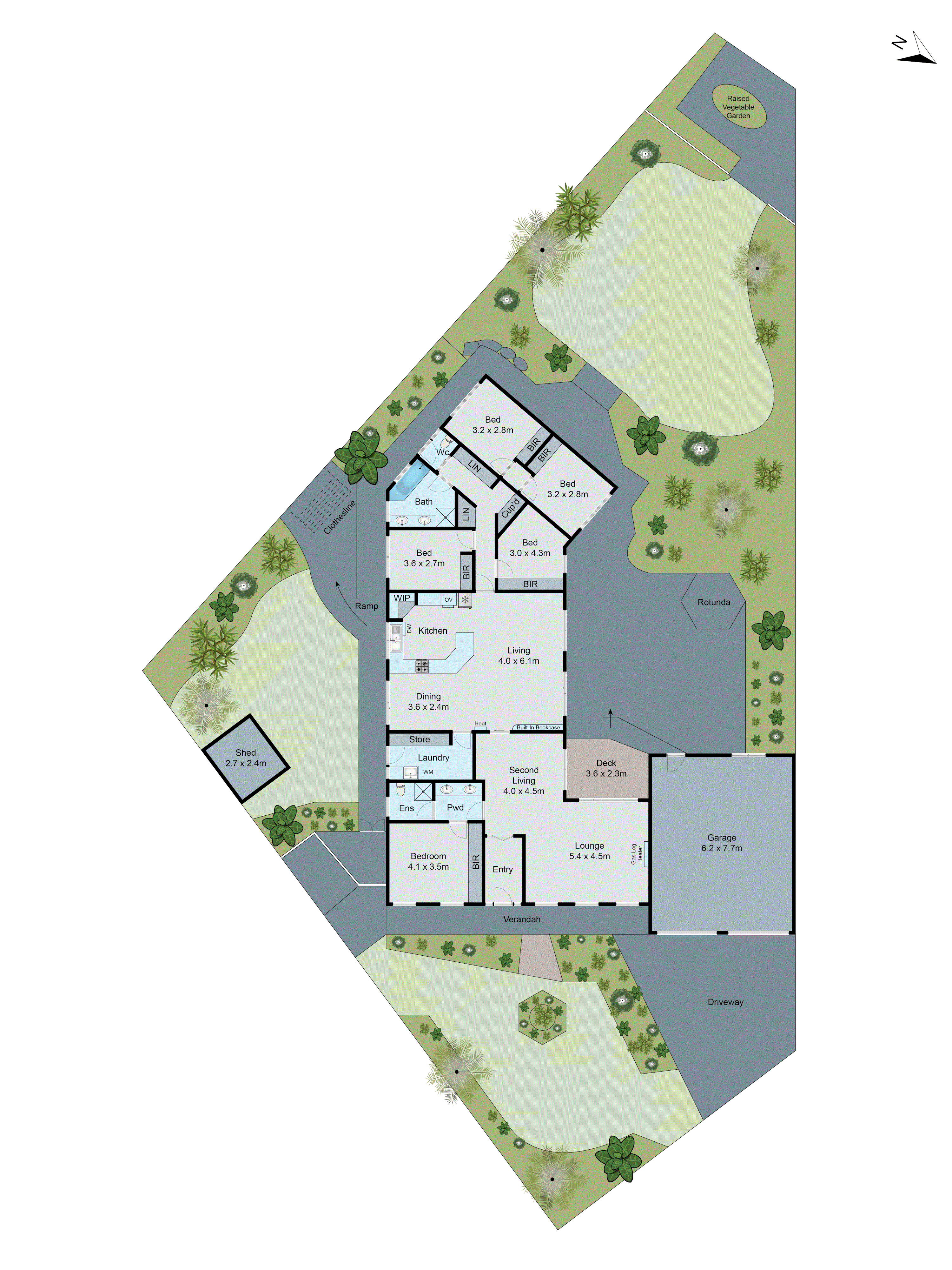 6 Hovell Court, Grovedale VIC 3216 - Floorplan