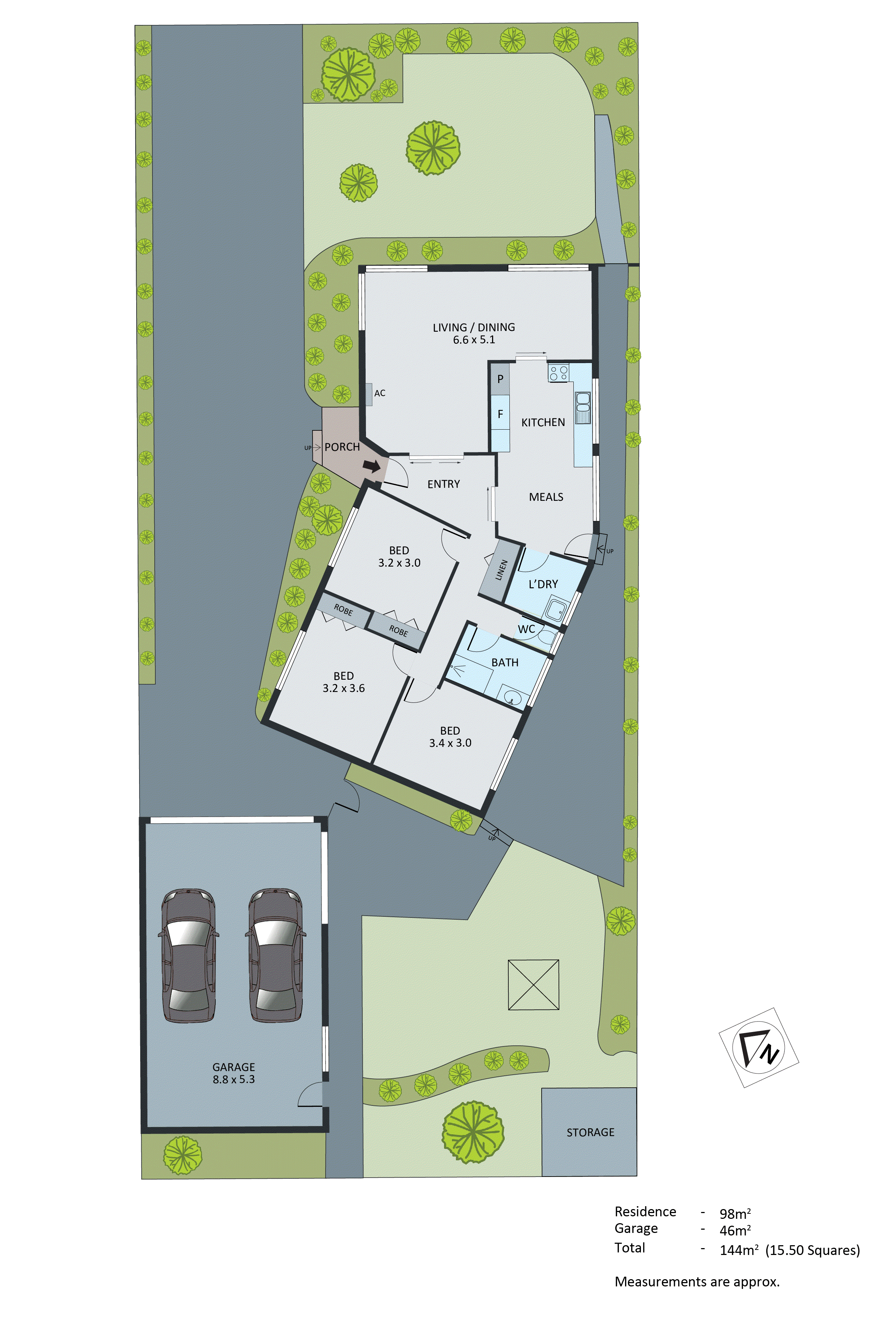 6 Judy Street, Noble Park VIC 3174 - Floorplan