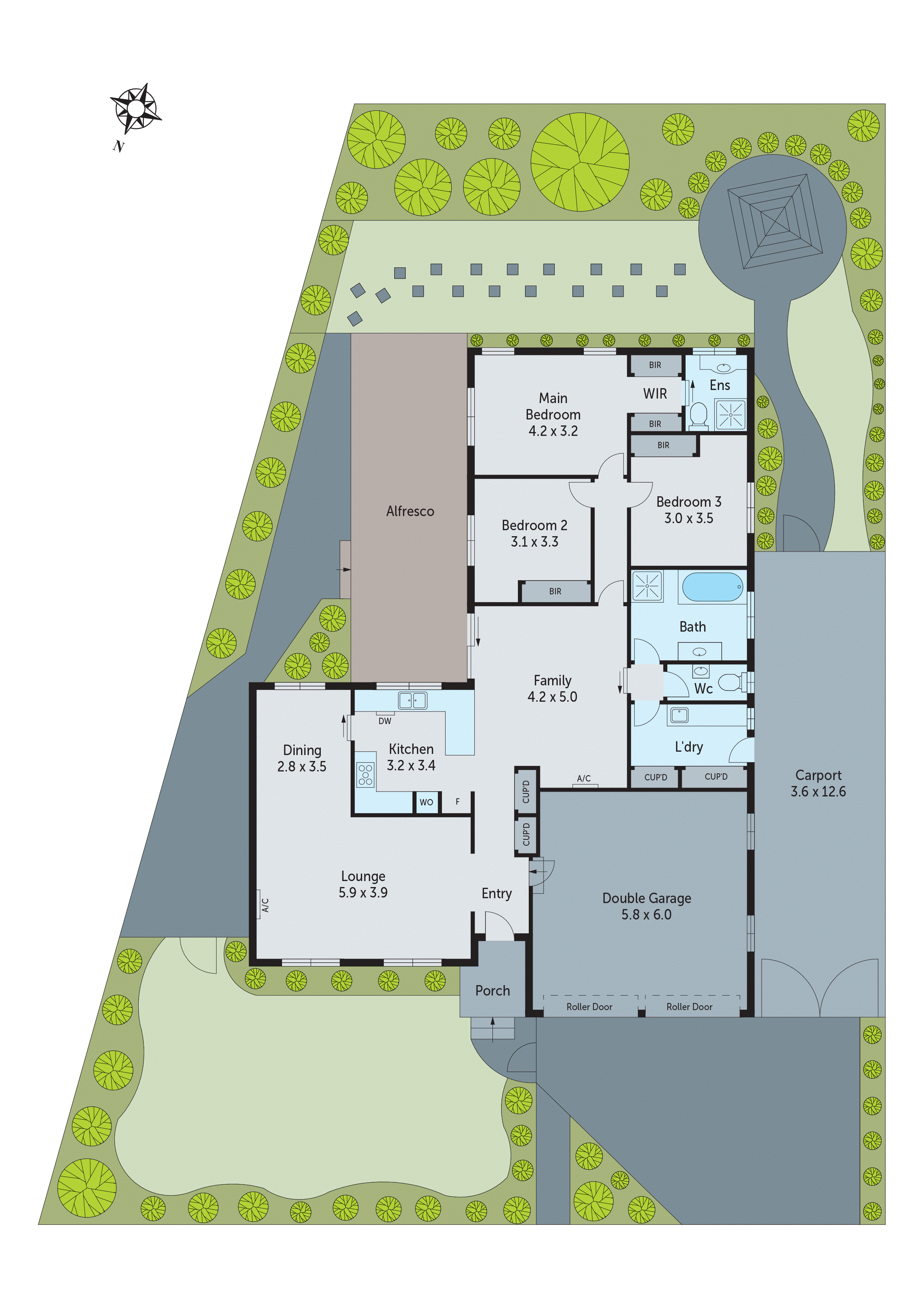 6 Kanyanya Avenue, Clifton Springs VIC 3222 - Floorplan