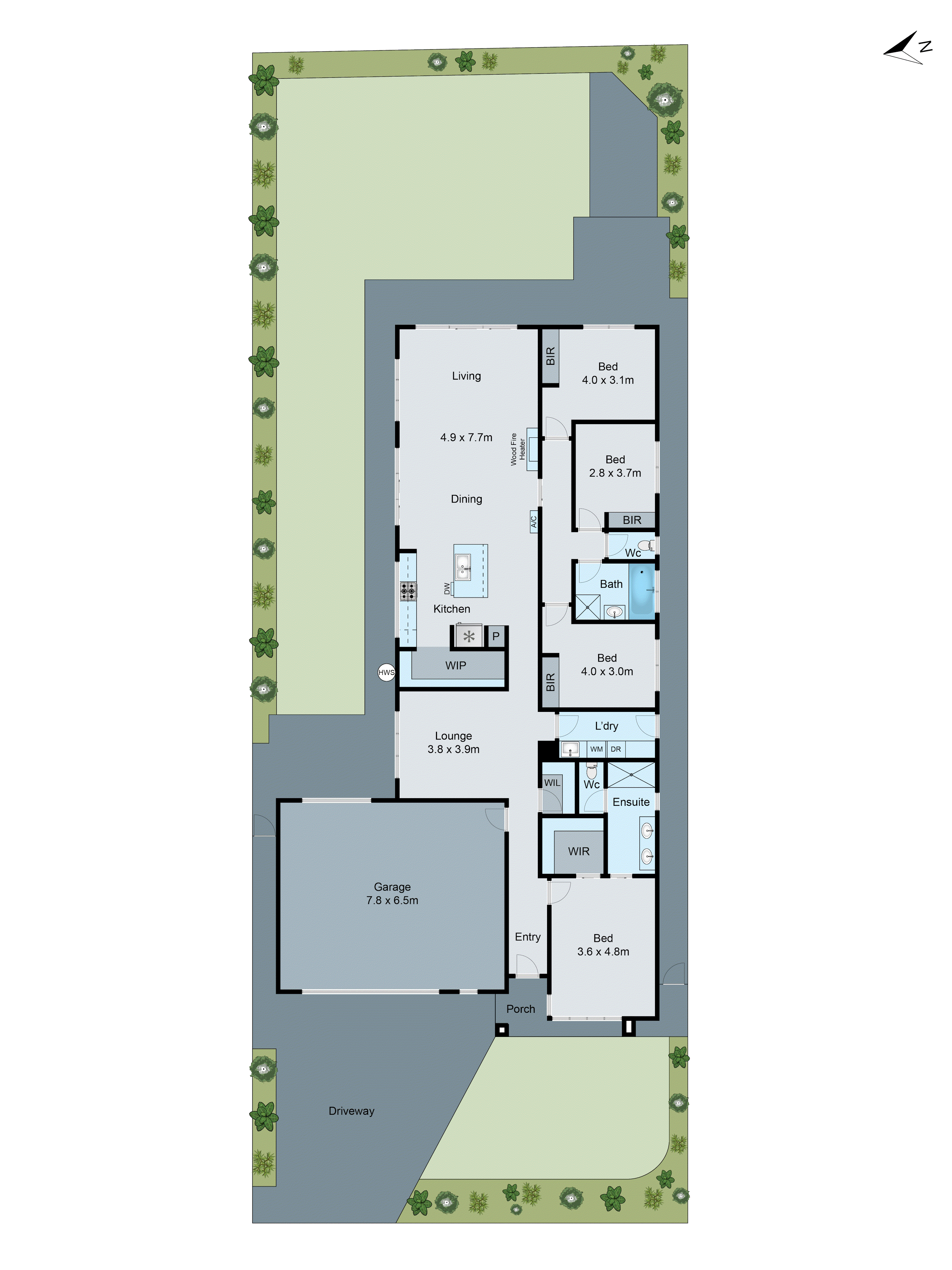 6 Kedleston Road, Herne Hill VIC 3218 - Floorplan